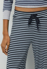 HomeStretch™ Rib Kickback Pant - ADMRL NAVY/RIPPLE BLUE