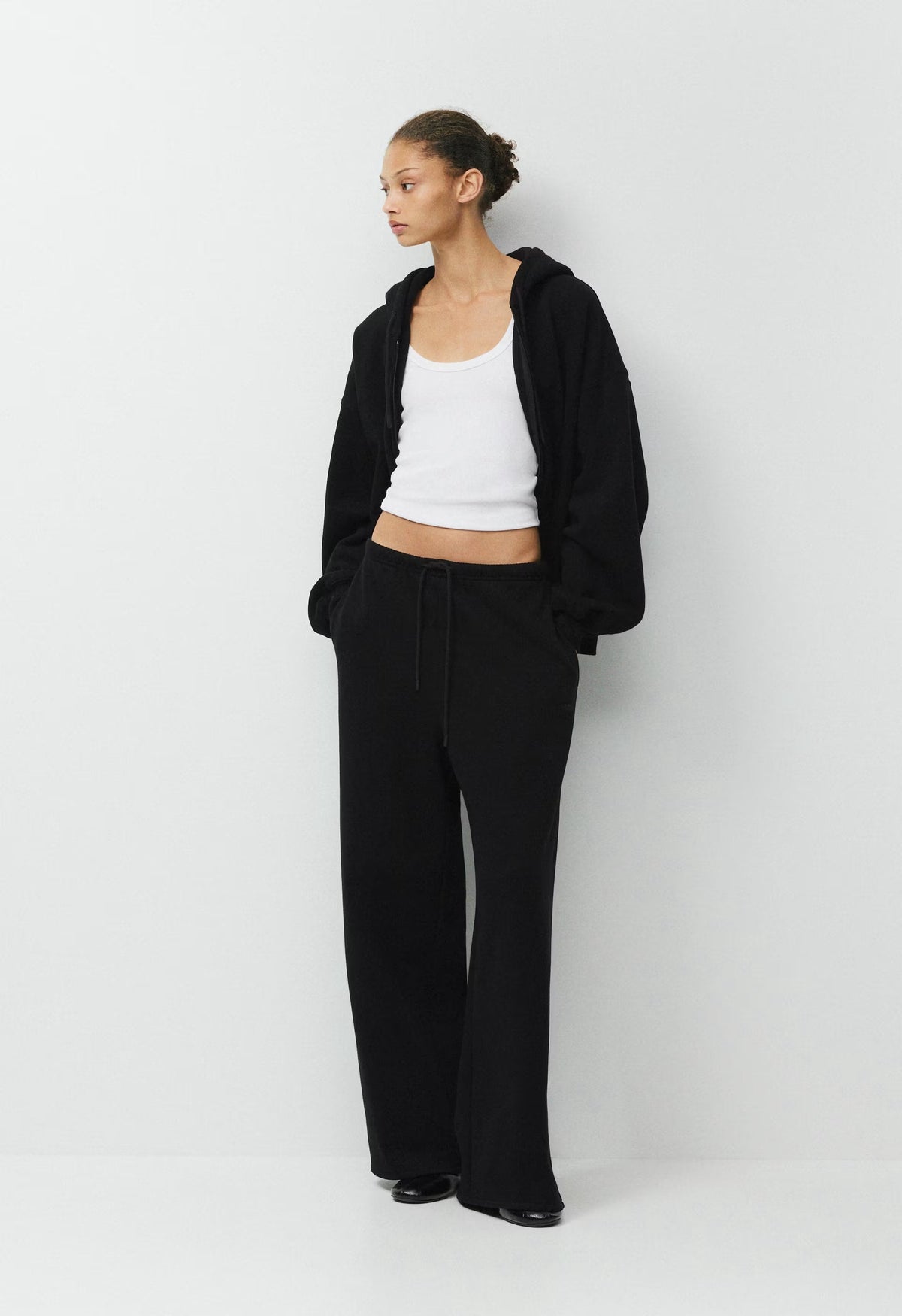 Cozy Sweatfleece Mega Flutter™ Sweatpant - BLACK