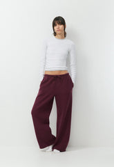 Cozy Sweatfleece Mega Flutter™ Sweatpant - GALA PLUM
