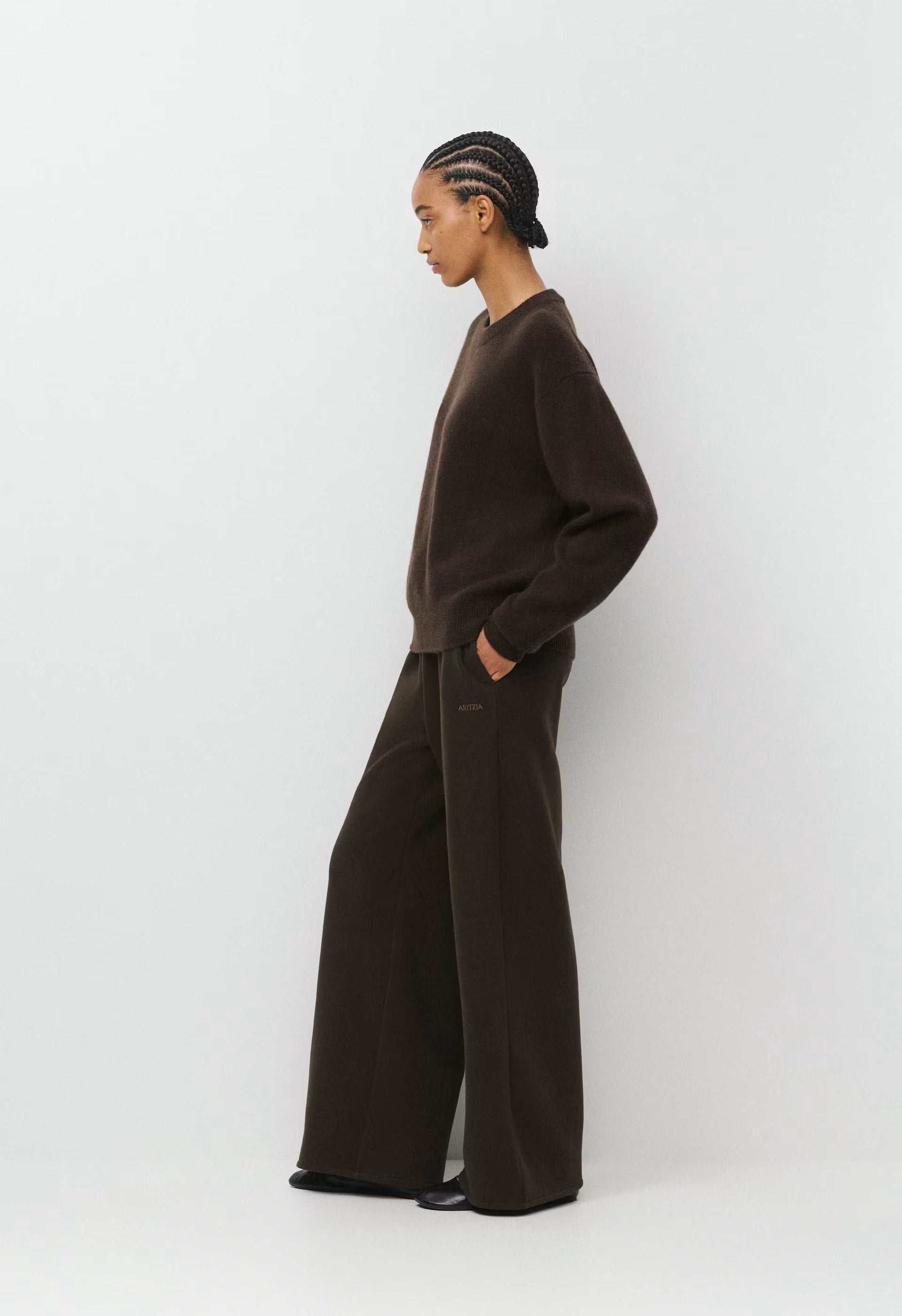Cozy Sweatfleece Mega Flutter™ Sweatpant - CACAO NIB BROWN