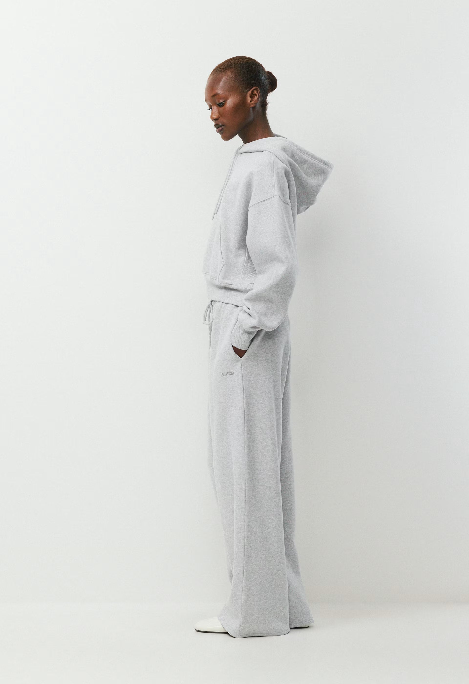 Cozy Sweatfleece Mega Flutter™ Sweatpant - HEATHER CHROME