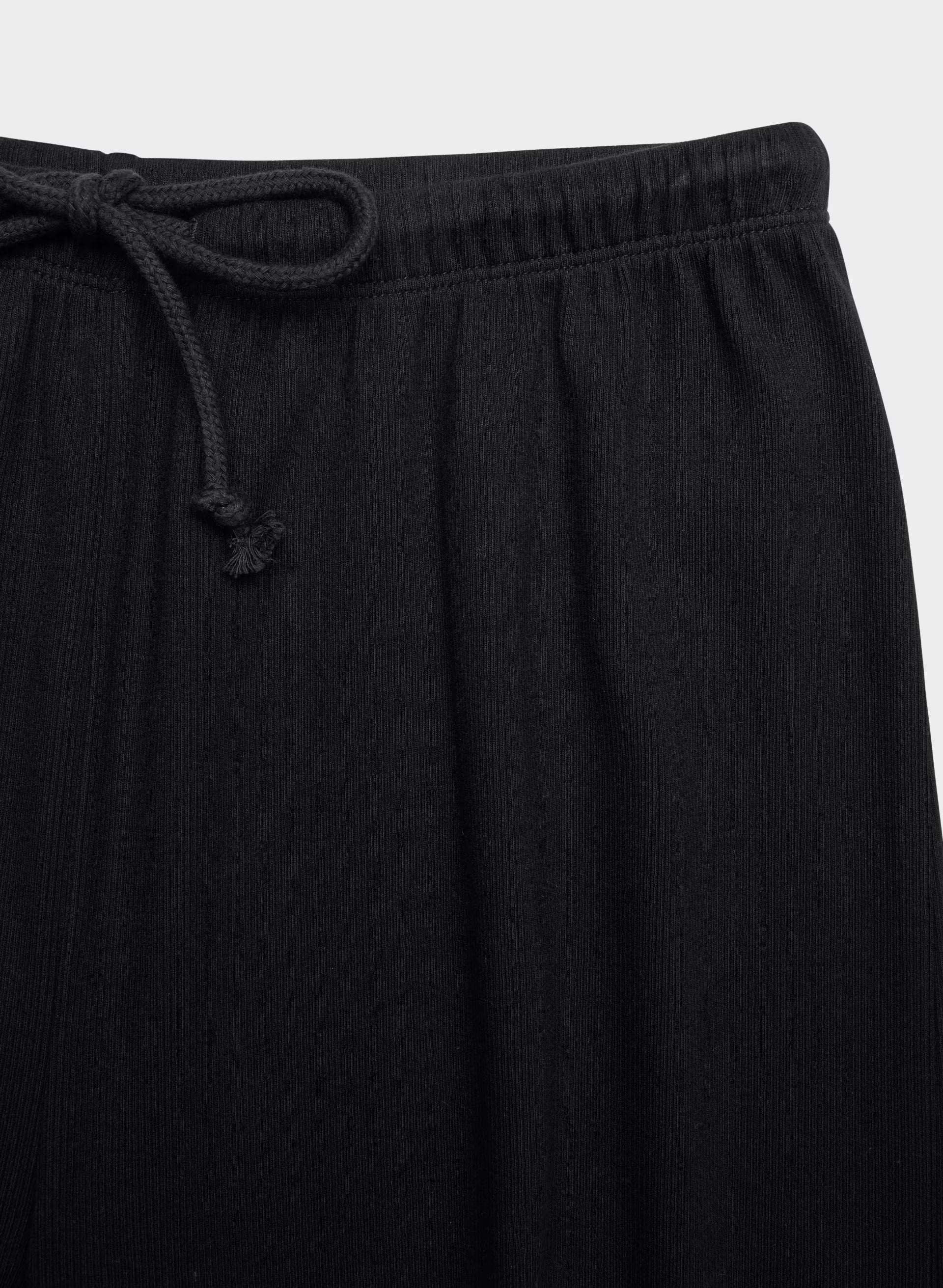 HomeStretch™ Rib Glide Pant - BLACK