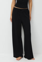 HomeStretch™ Rib Glide Pant - BLACK