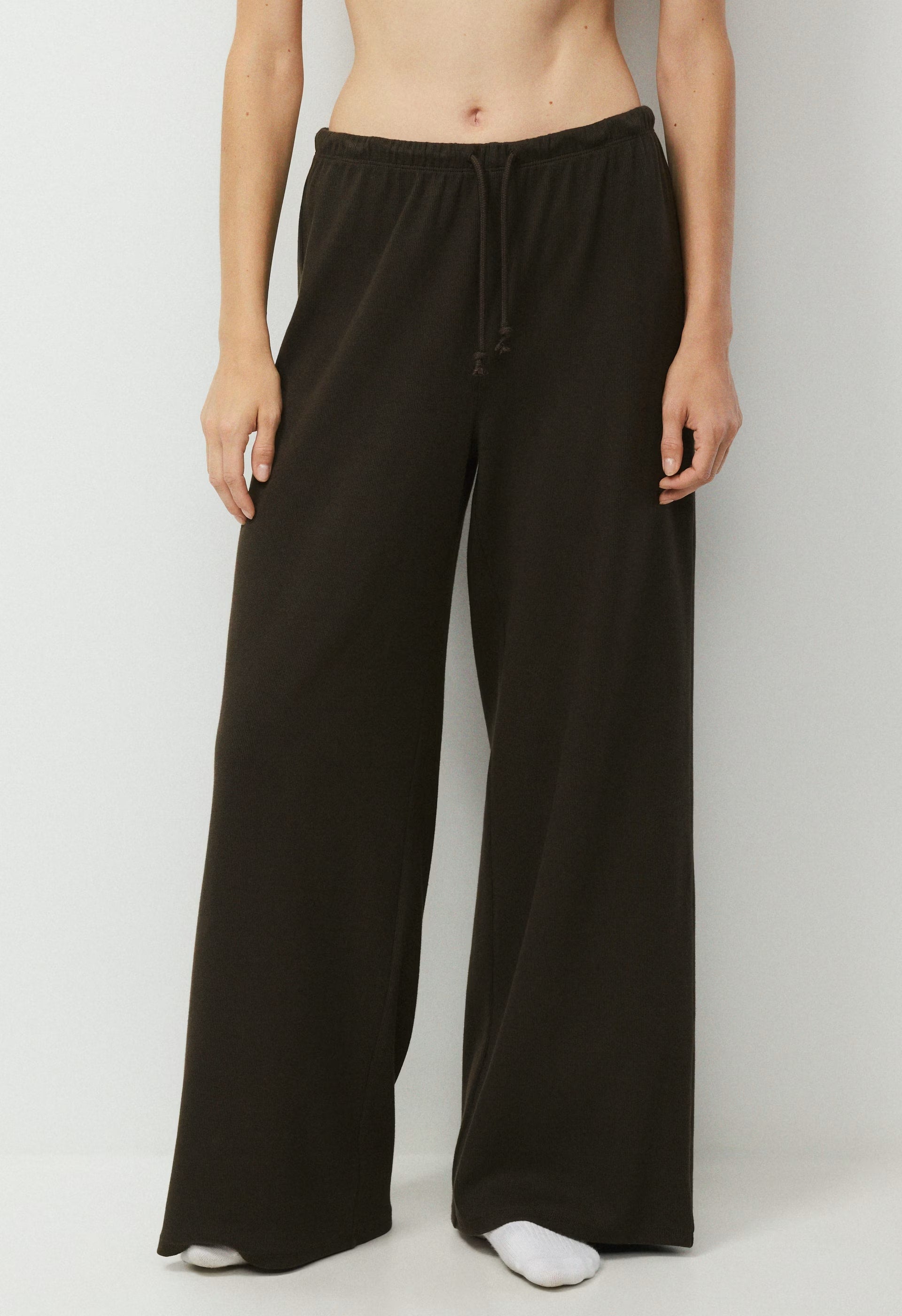 HomeStretch™ Rib Glide Pant - CACAO NIB BROWN