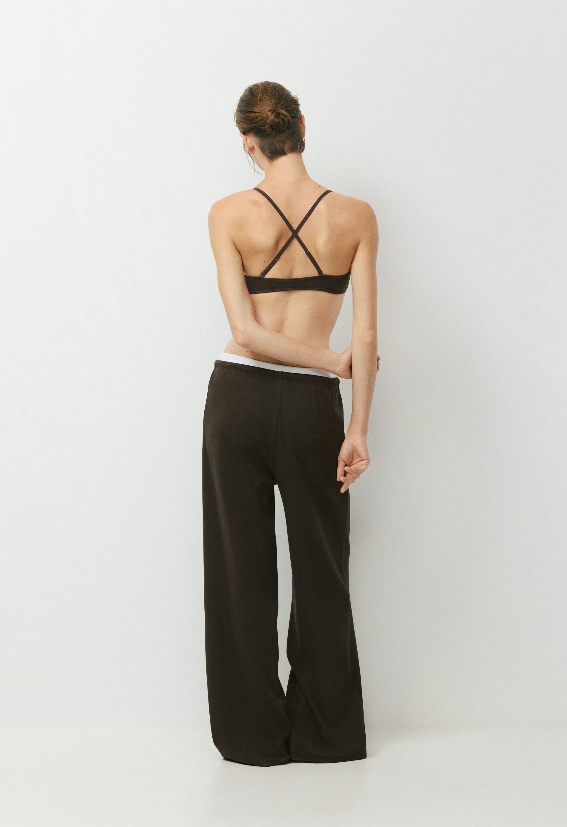 HomeStretch™ Rib Glide Pant - CACAO NIB BROWN