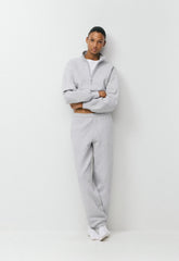 Cozy Sweatfleece Boyfriend Jogger - HEATHER CHROME