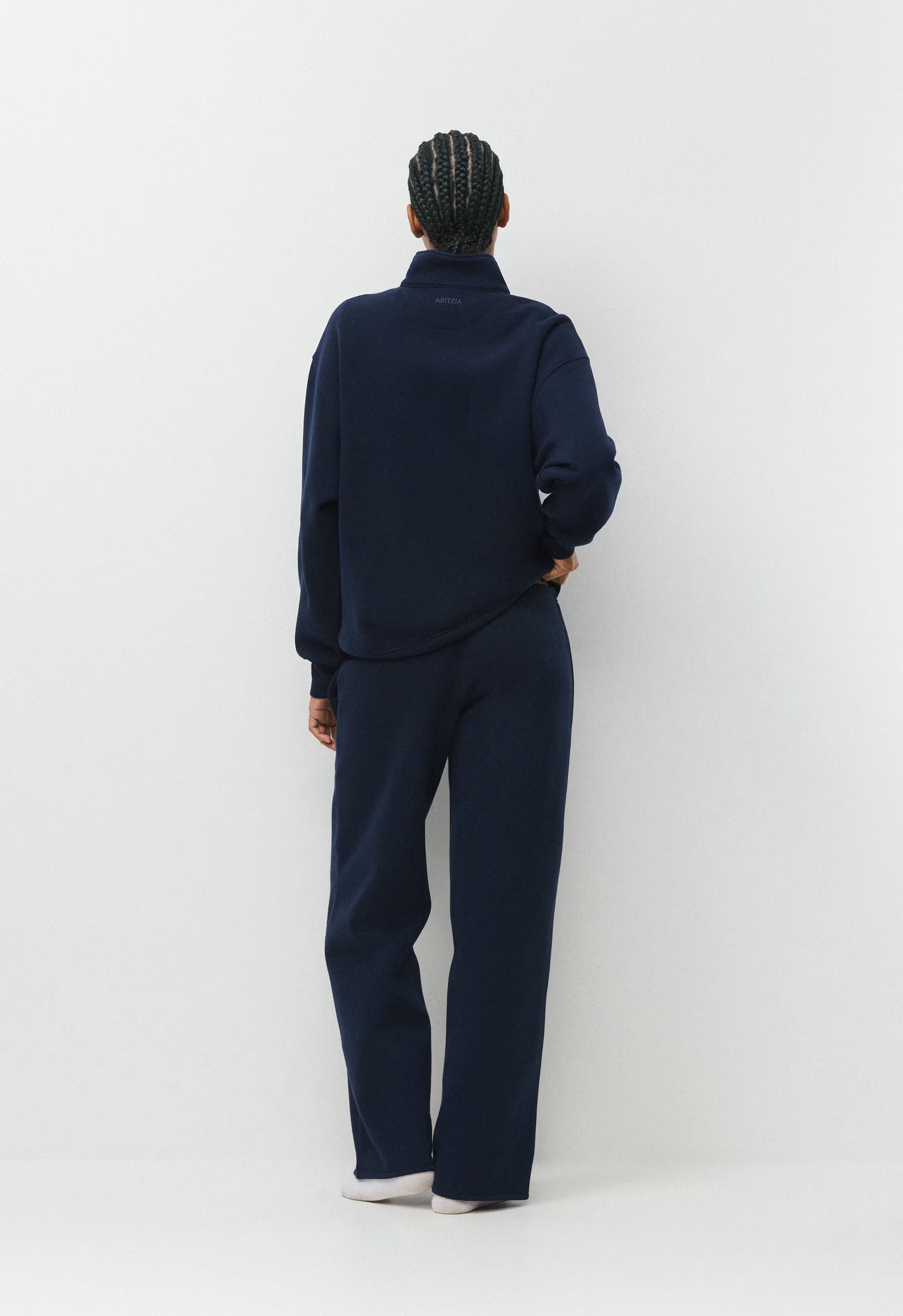 Cozy Sweatfleece Mega Flutter™ Straight Pant - ADMIRAL NAVY