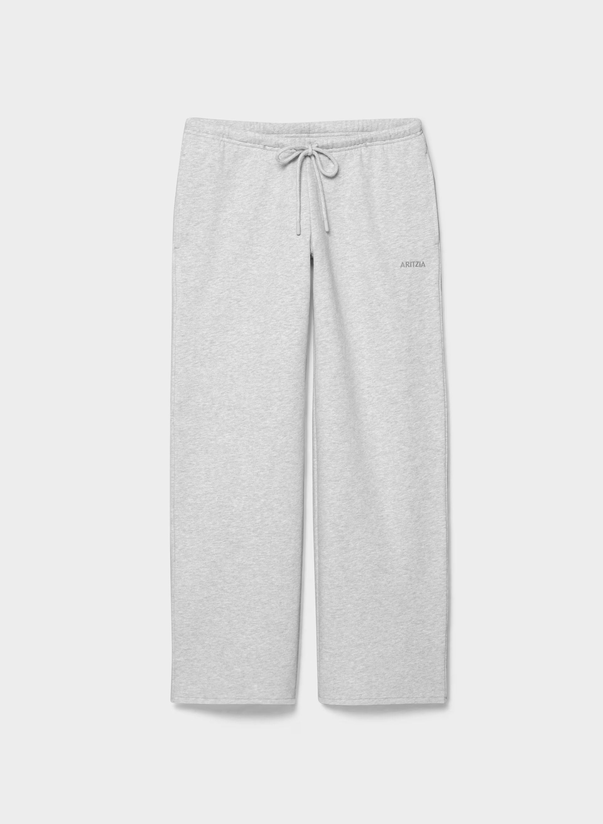Cozy Sweatfleece Mega Flutter™ Straight Pant - HEATHER CHROME