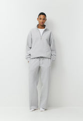 Cozy Sweatfleece Mega Flutter™ Straight Pant - HEATHER CHROME
