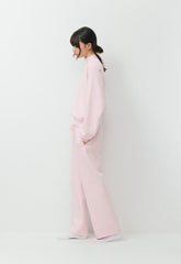 Cozy Sweatfleece Mega Flutter™ Straight Pant - MAGNOLIA