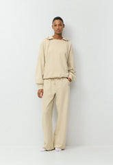 Terry Sweatfleece Mega Barrel Sweatpant - MULLEIN