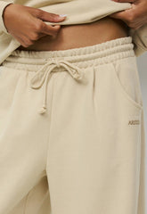 Terry Sweatfleece Mega Barrel Sweatpant - MULLEIN