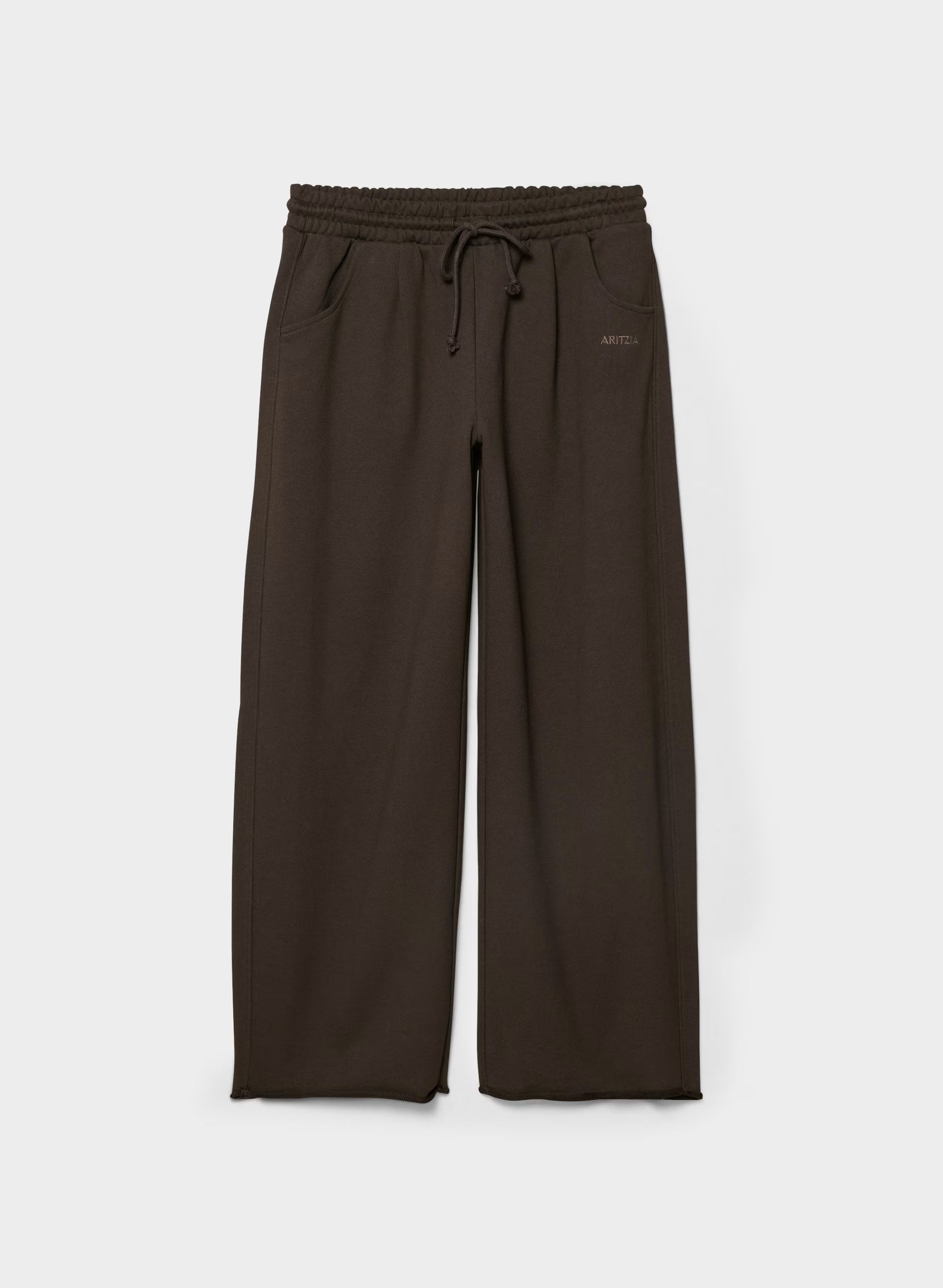 Terry Sweatfleece Mega Barrel Sweatpant - CACAO NIB BROWN