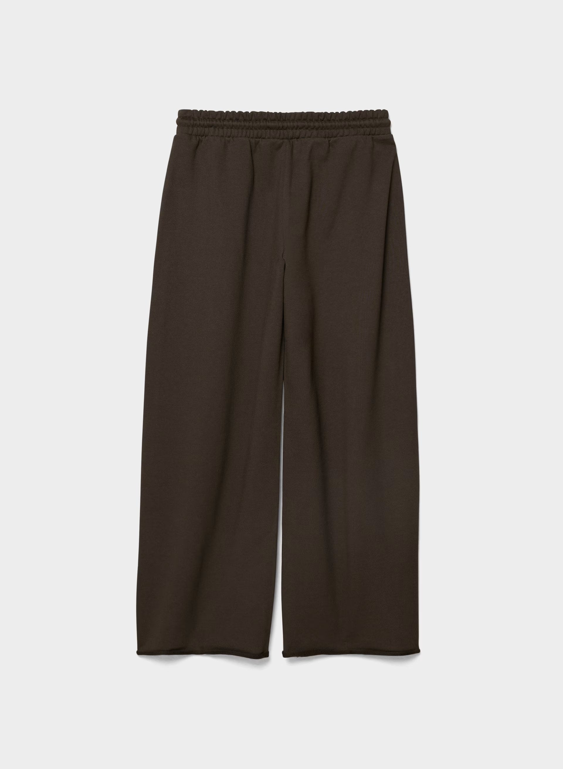Terry Sweatfleece Mega Barrel Sweatpant - CACAO NIB BROWN