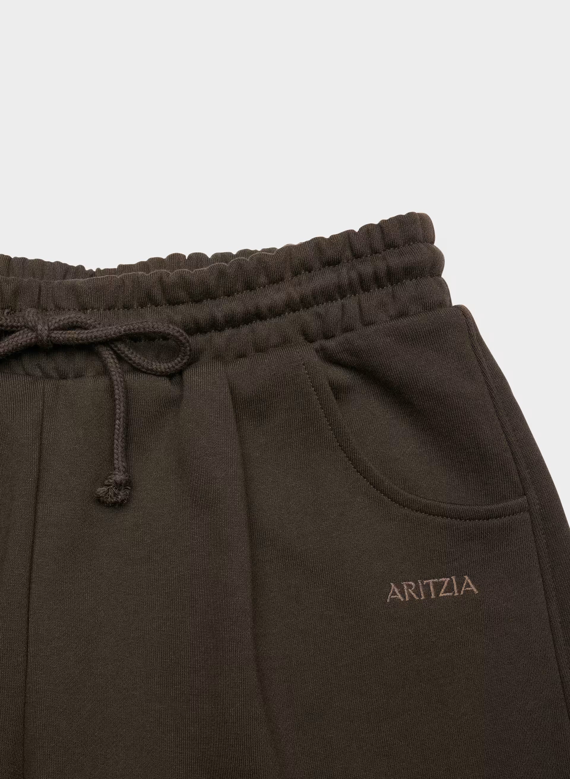 Terry Sweatfleece Mega Barrel Sweatpant - CACAO NIB BROWN