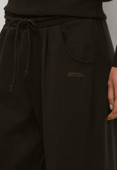 Terry Sweatfleece Mega Barrel Sweatpant - CACAO NIB BROWN