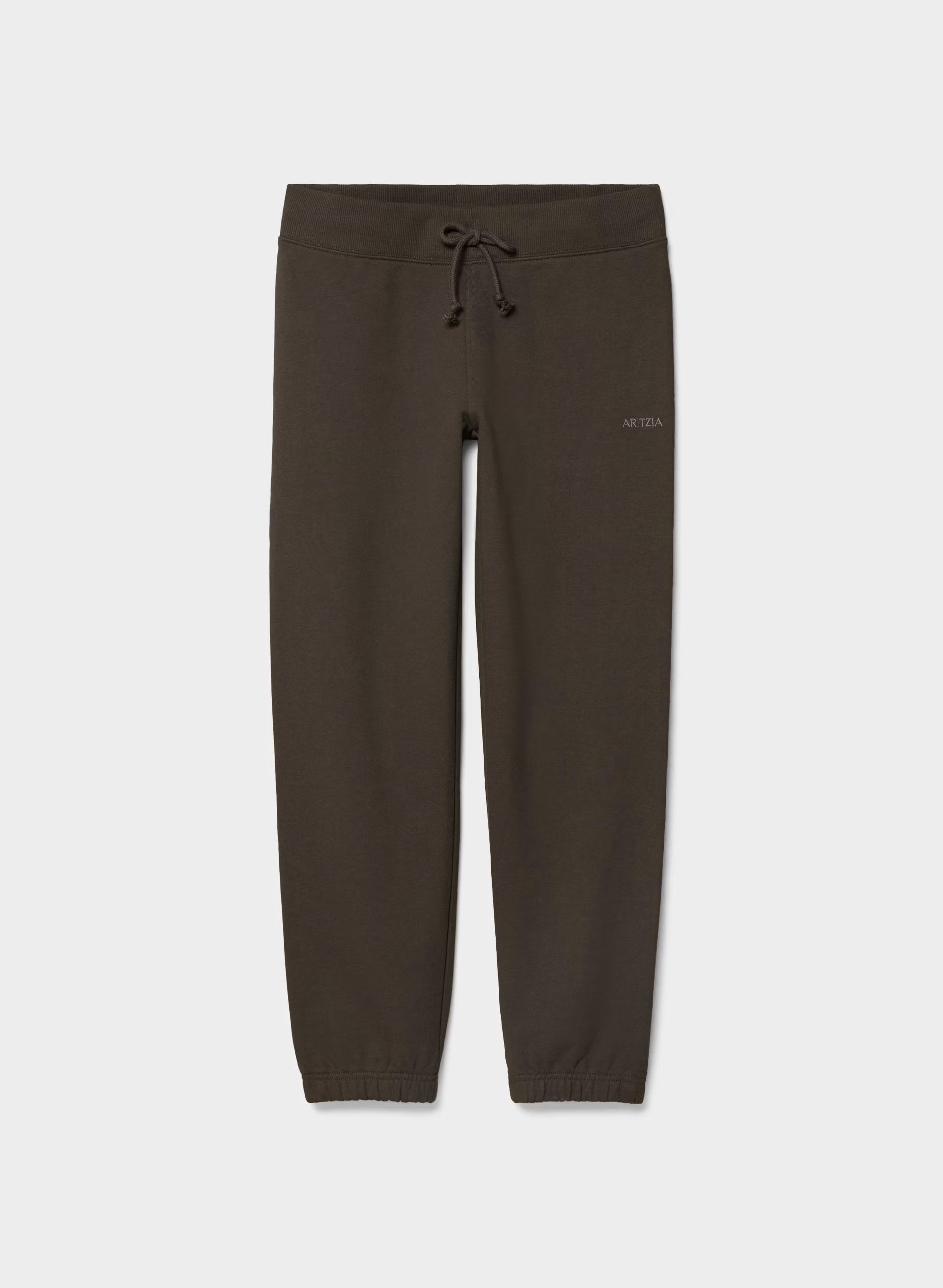 Terry Sweatfleece Perfect Banded Jogger - CACAO NIB BROWN