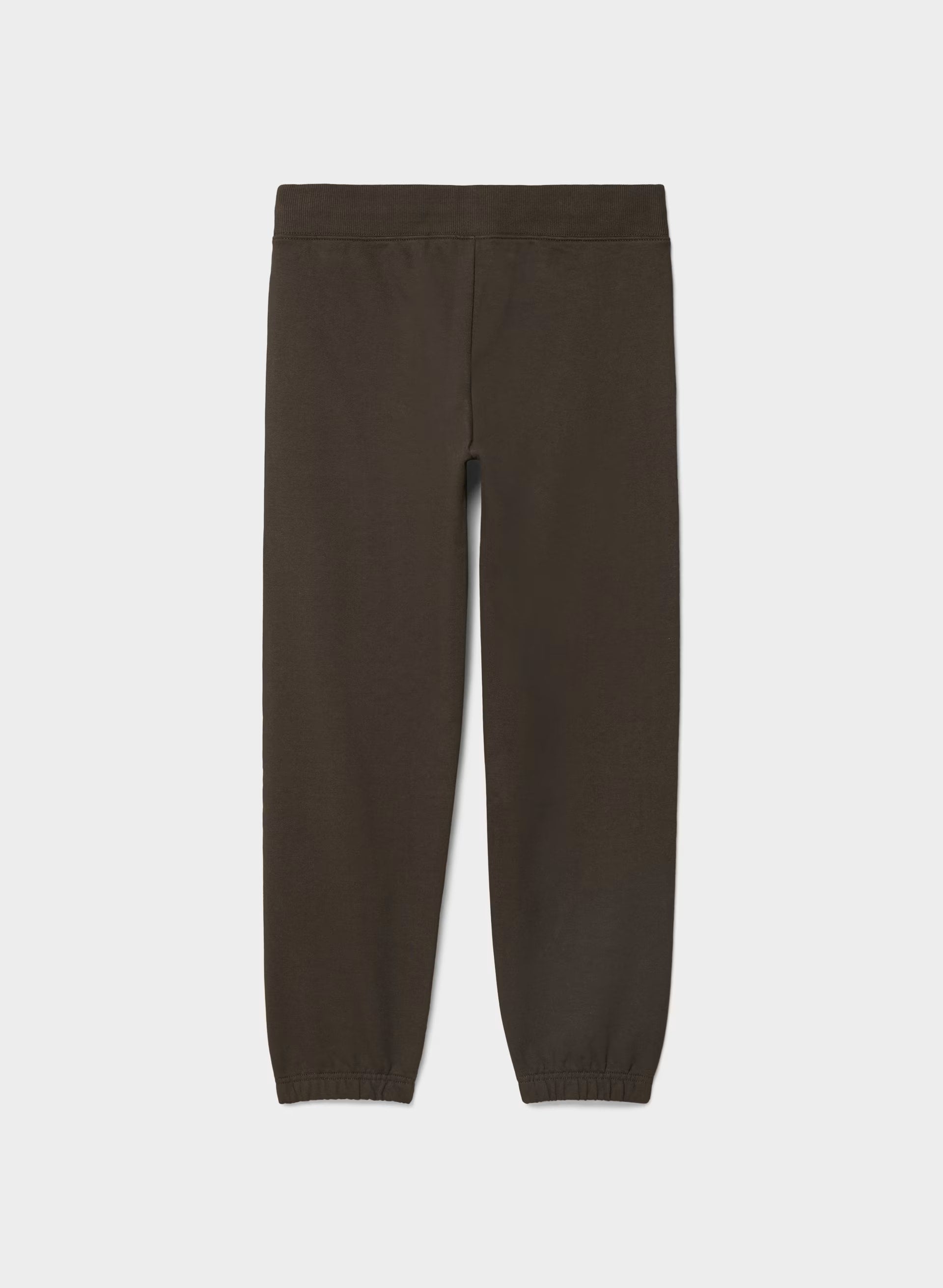 Terry Sweatfleece Perfect Banded Jogger - CACAO NIB BROWN