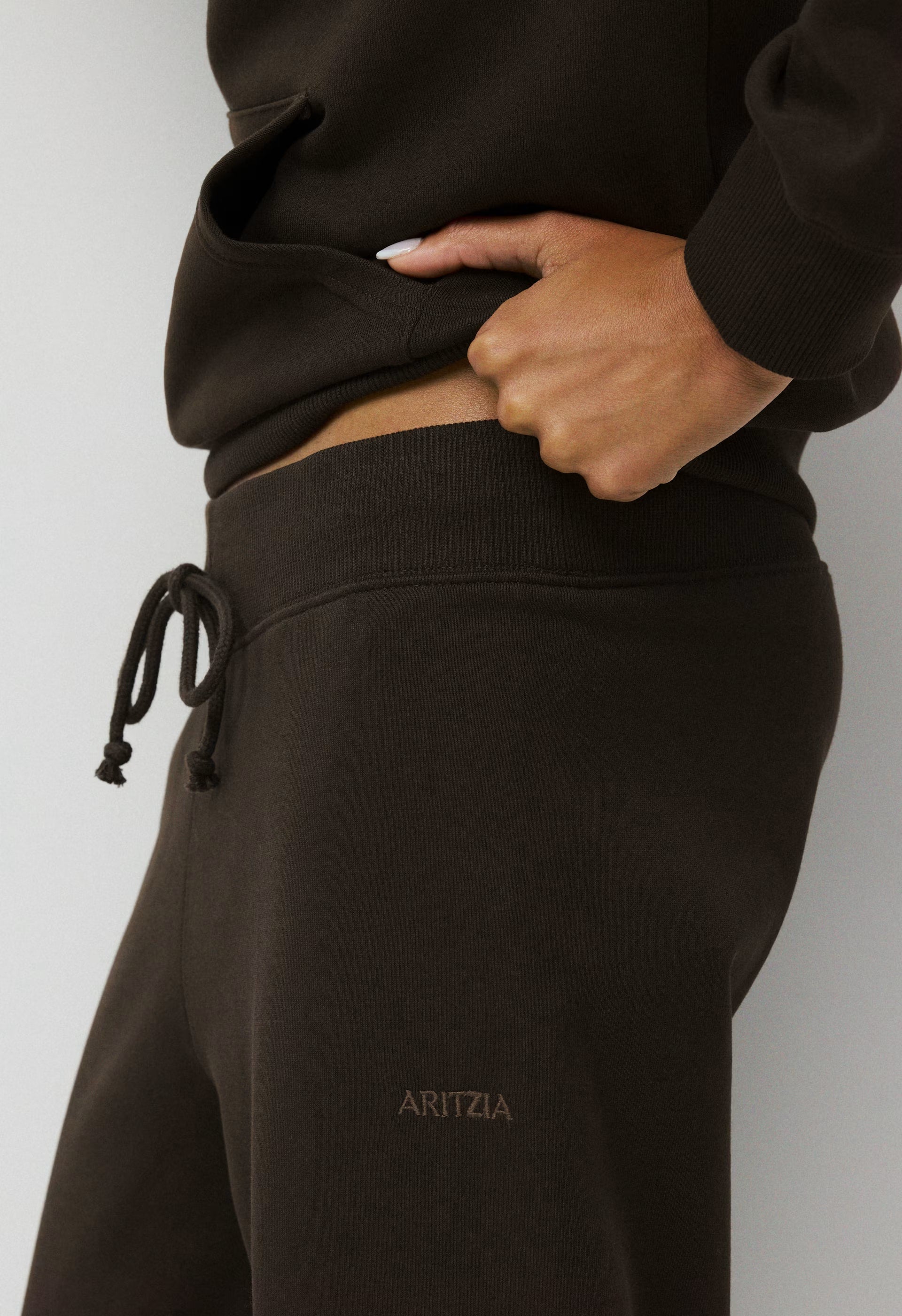 Terry Sweatfleece Perfect Banded Jogger - GALA PLUM