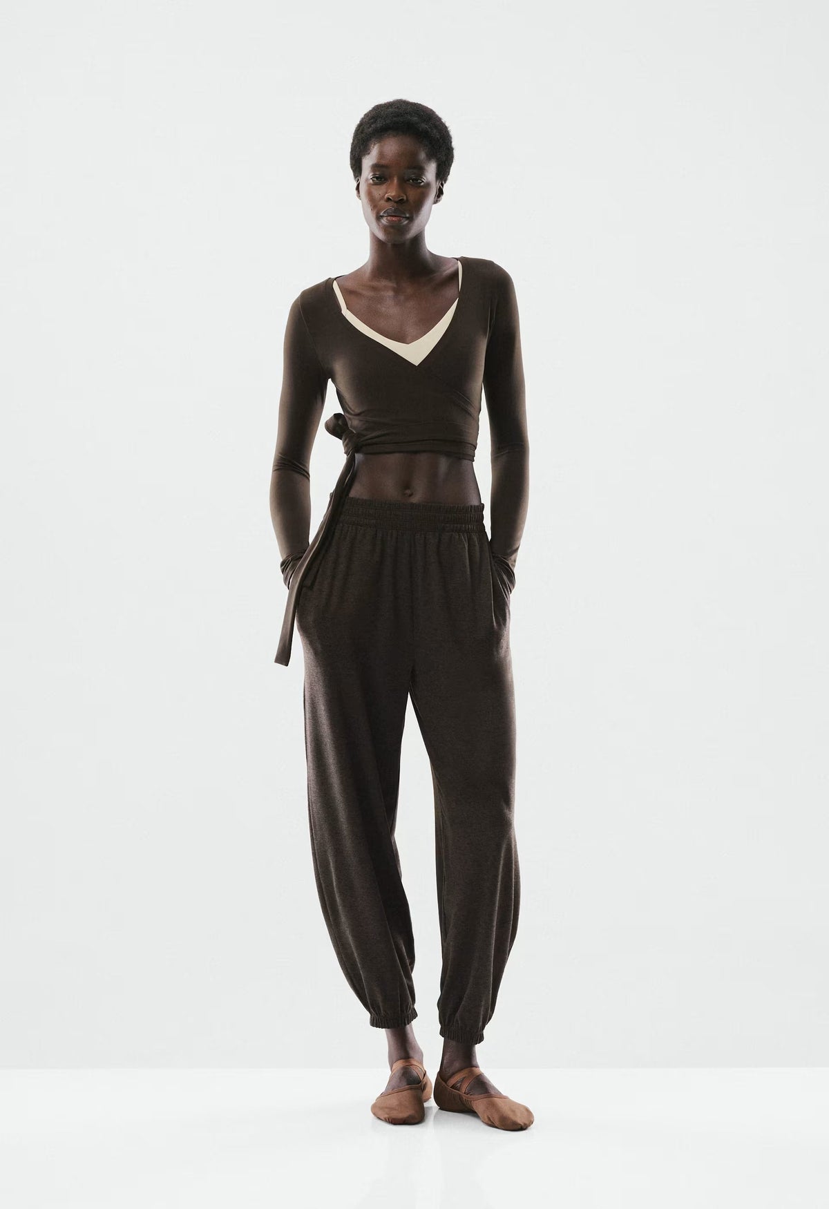 SoftBound™ Flowstate Pant - HTHR CACAO NIB BROWN