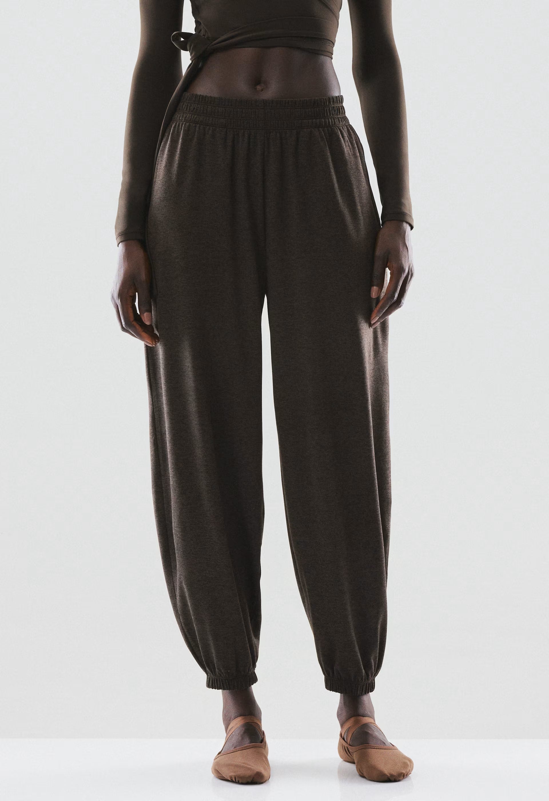 SoftBound™ Flowstate Pant - HTHR CACAO NIB BROWN