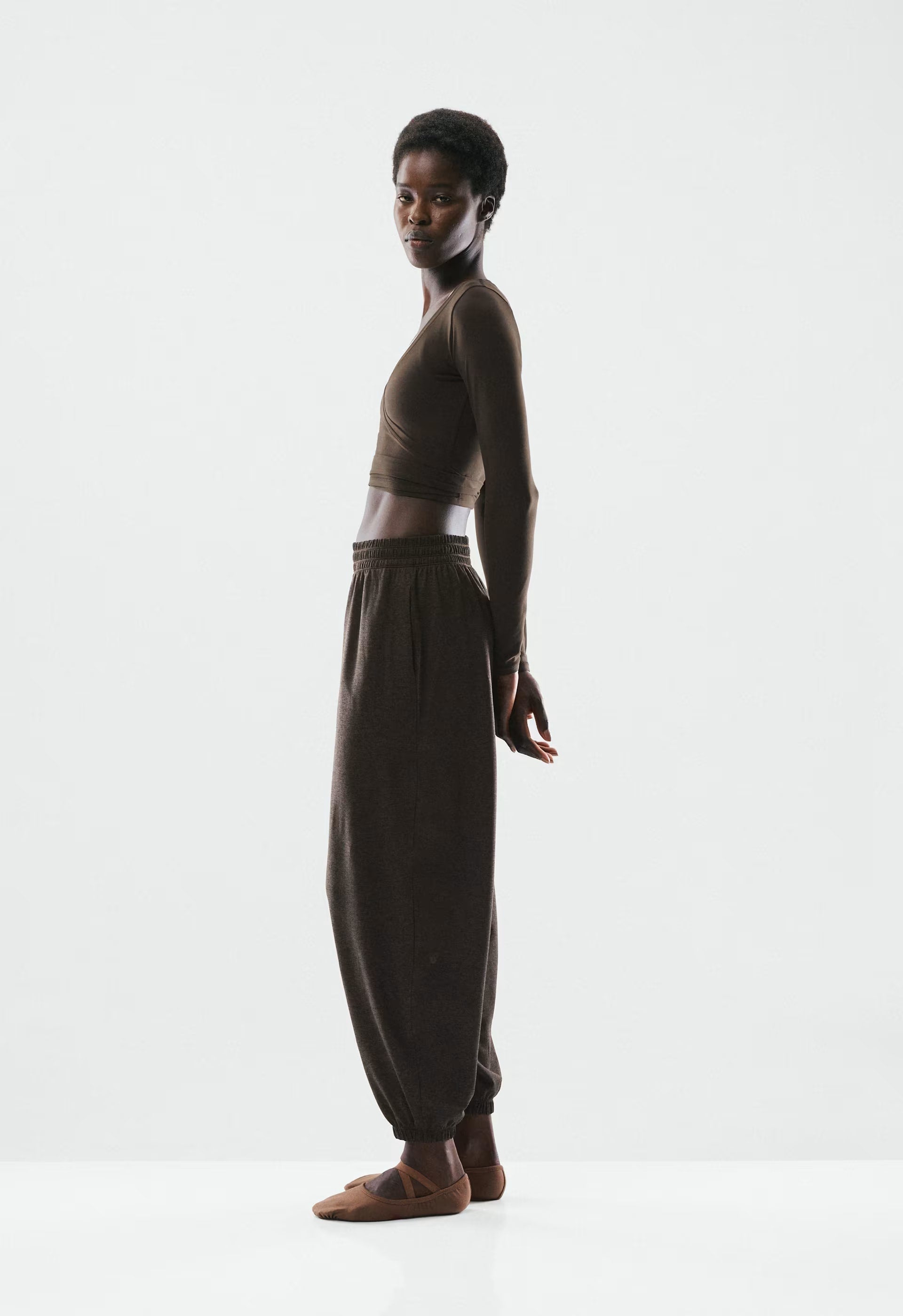 SoftBound™ Flowstate Pant - HTHR CACAO NIB BROWN