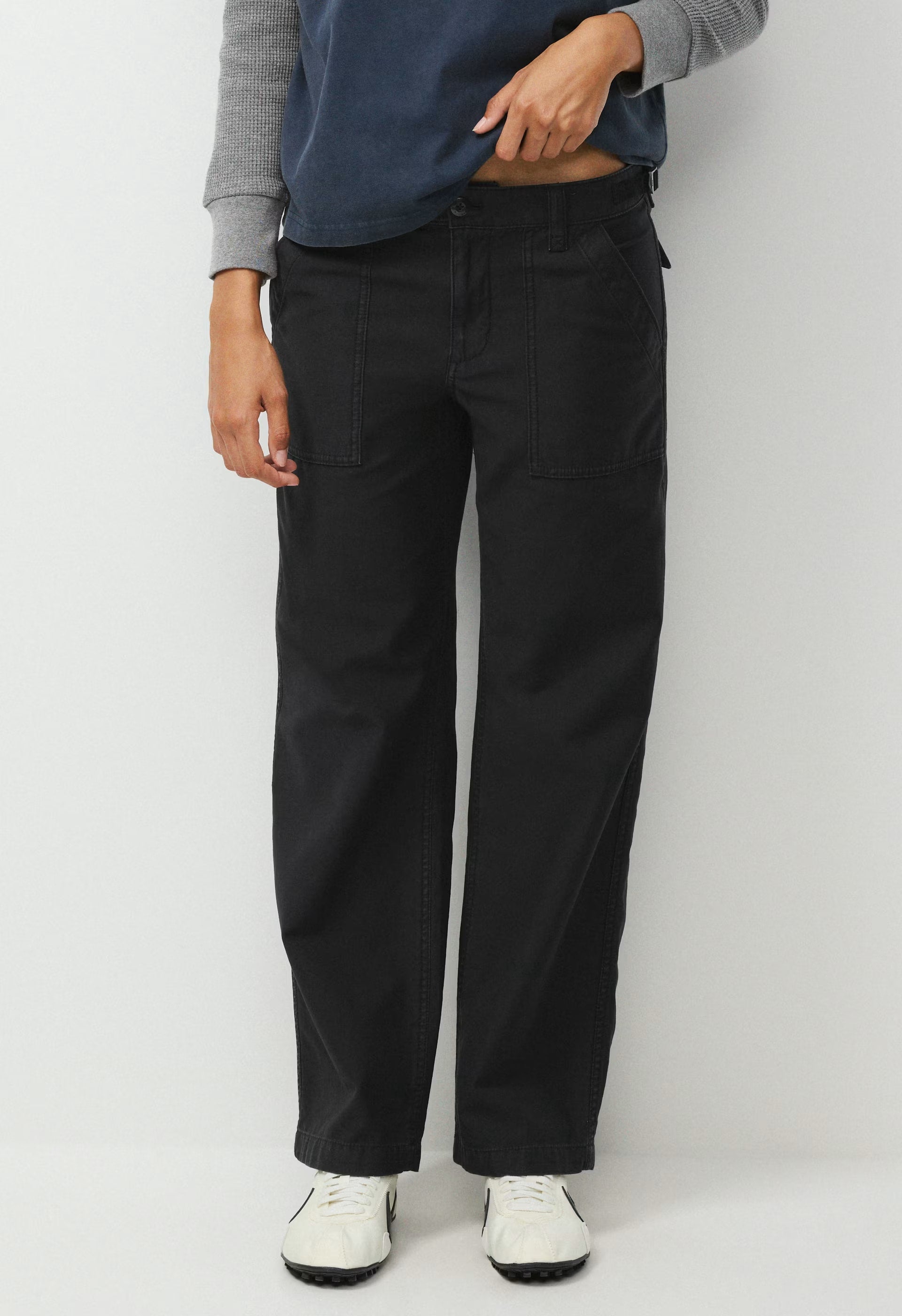 Saddle Pant - LIVED-IN BLACK