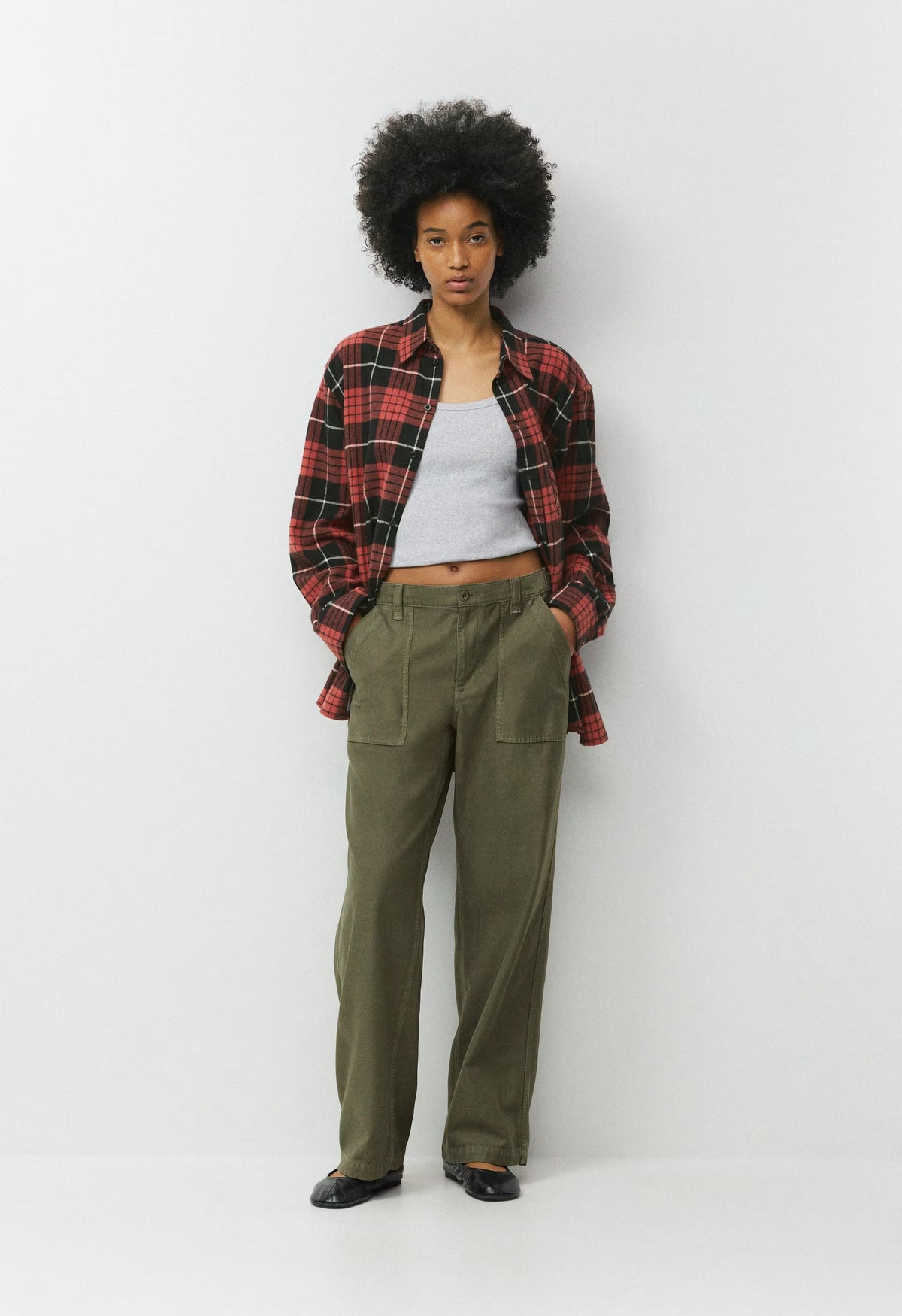 Saddle Pant - LIVED-IN DARK OLIVE