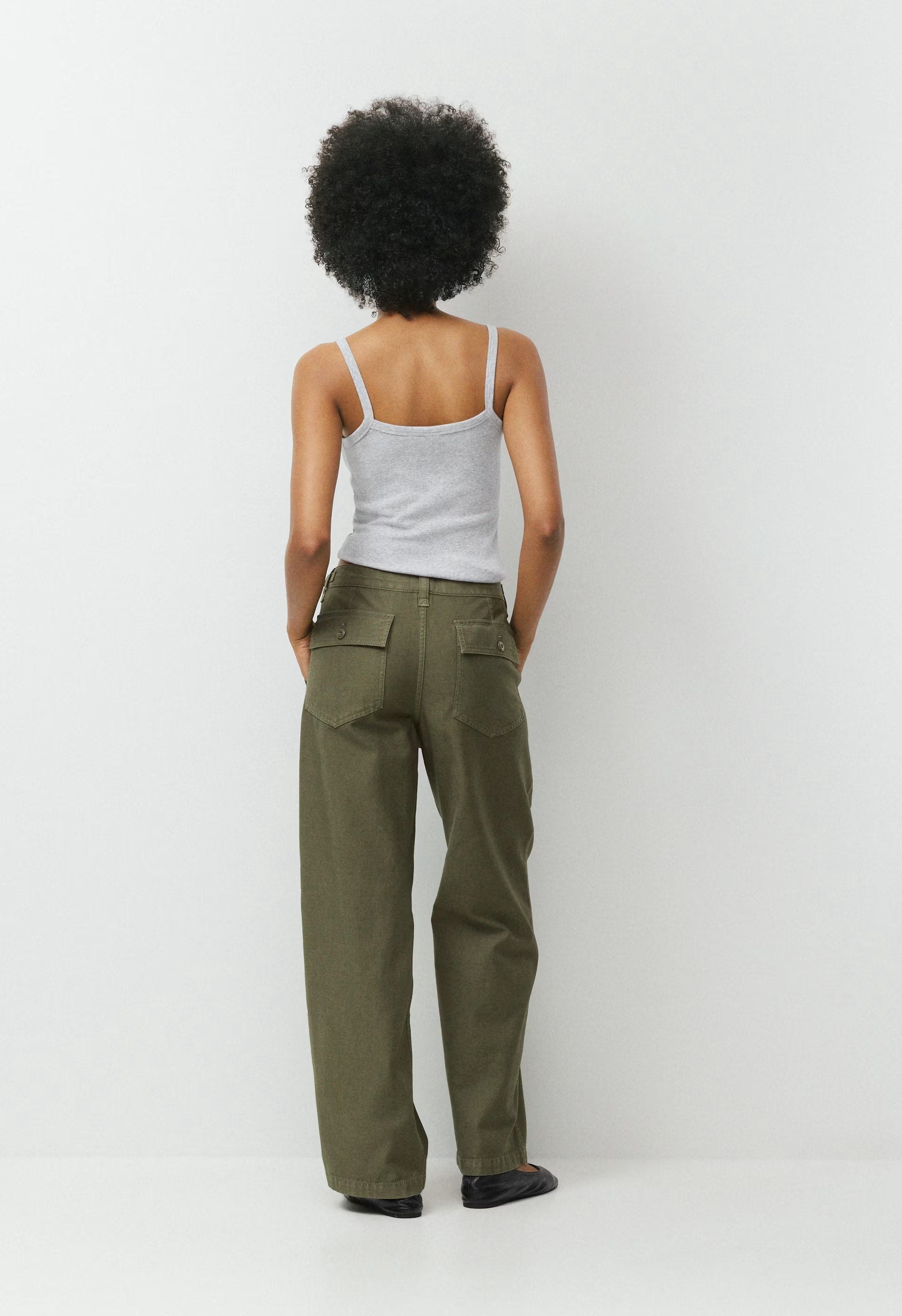 Saddle Pant - LIVED-IN DARK OLIVE