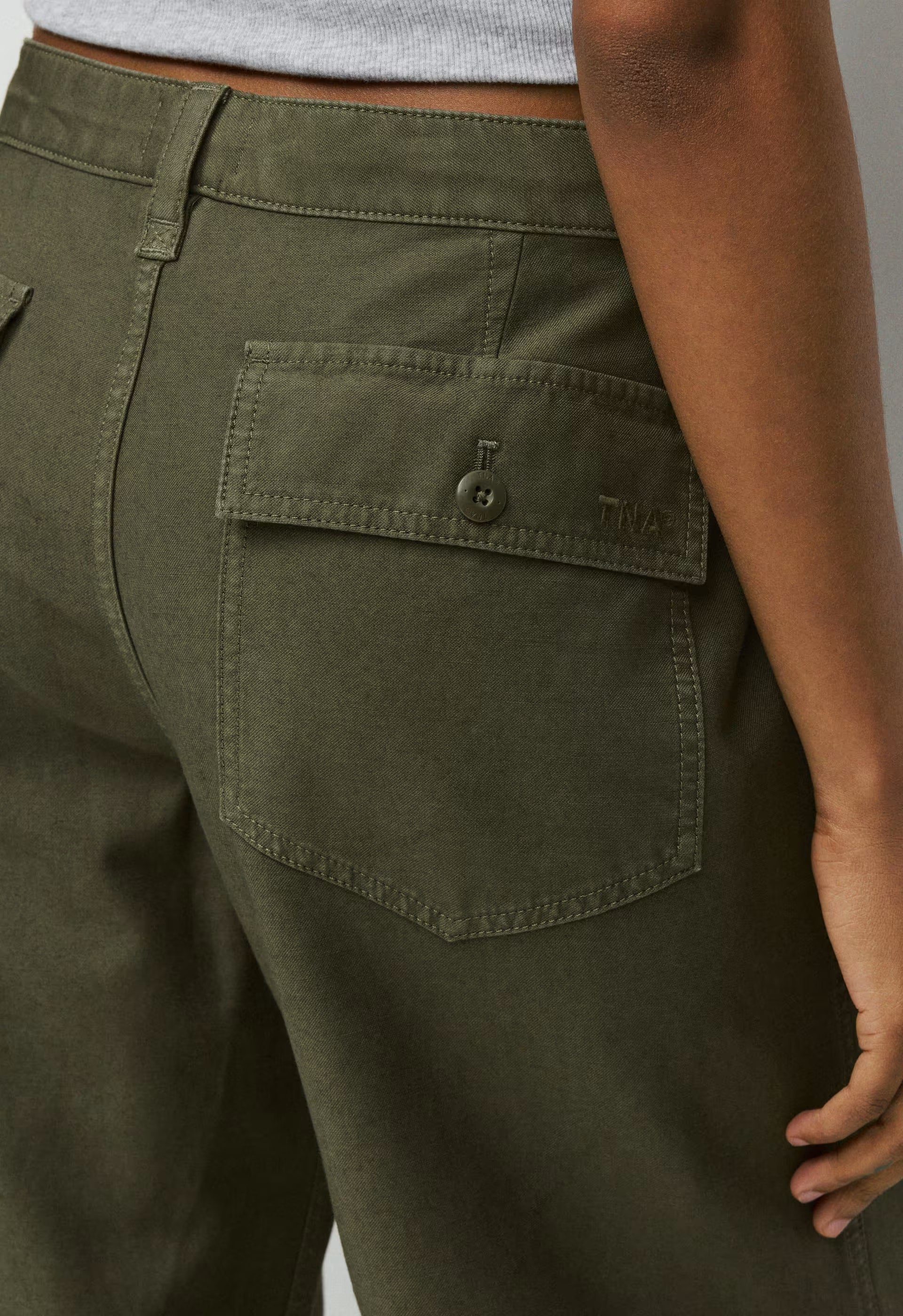 Saddle Pant - LIVED-IN DARK OLIVE