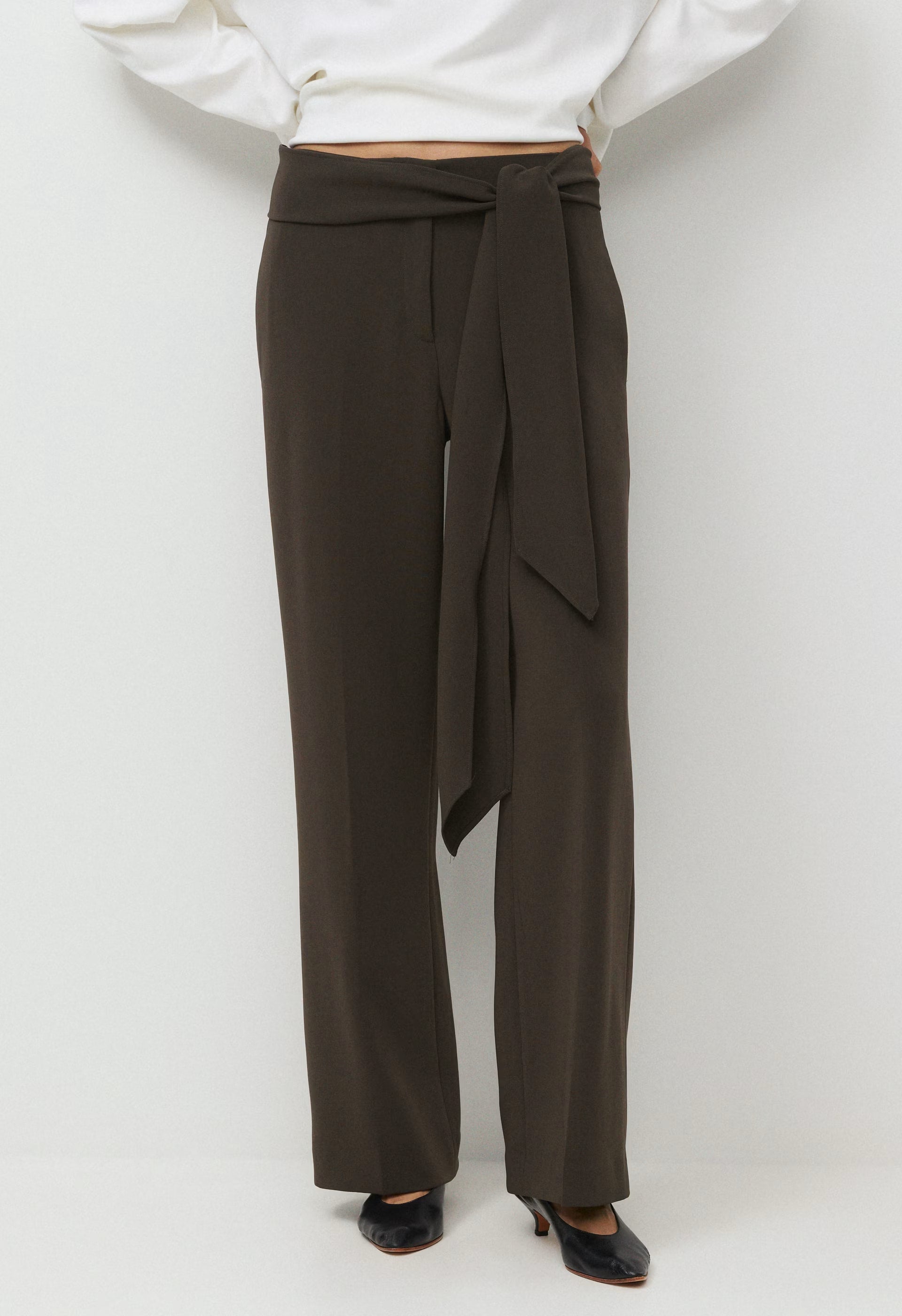 Daybreak Pant - Sway Crepe - DARK COFFEE