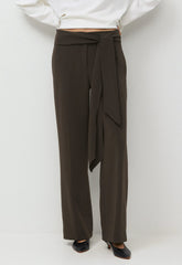 Daybreak Pant - Sway Crepe - DARK COFFEE