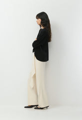 Daybreak Pant - Sway Crepe - SEASIDE CREAM