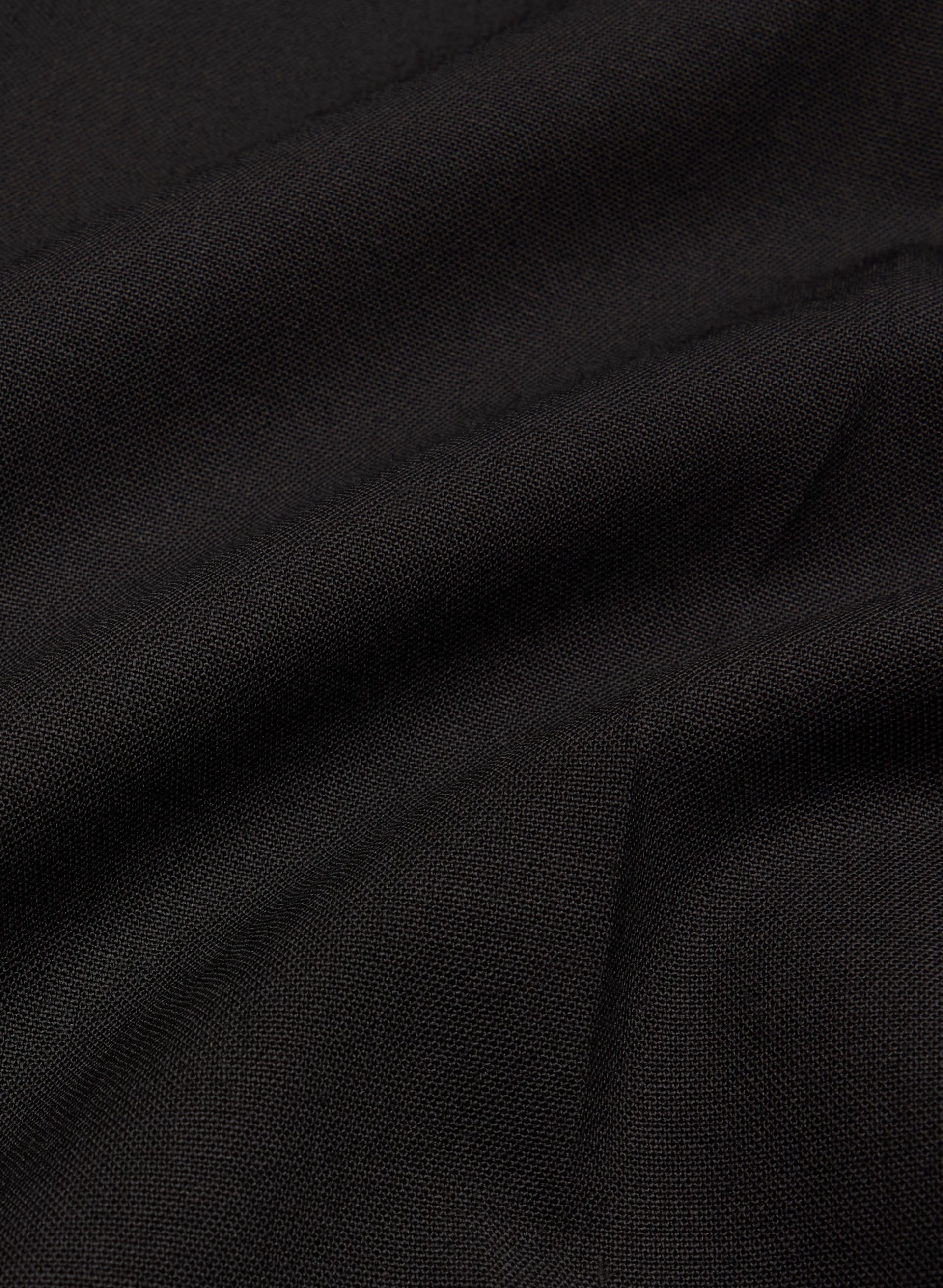 Milieu Wool Pant - BLACK