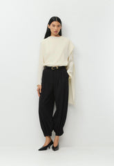 Objective Wool Pant - BLACK