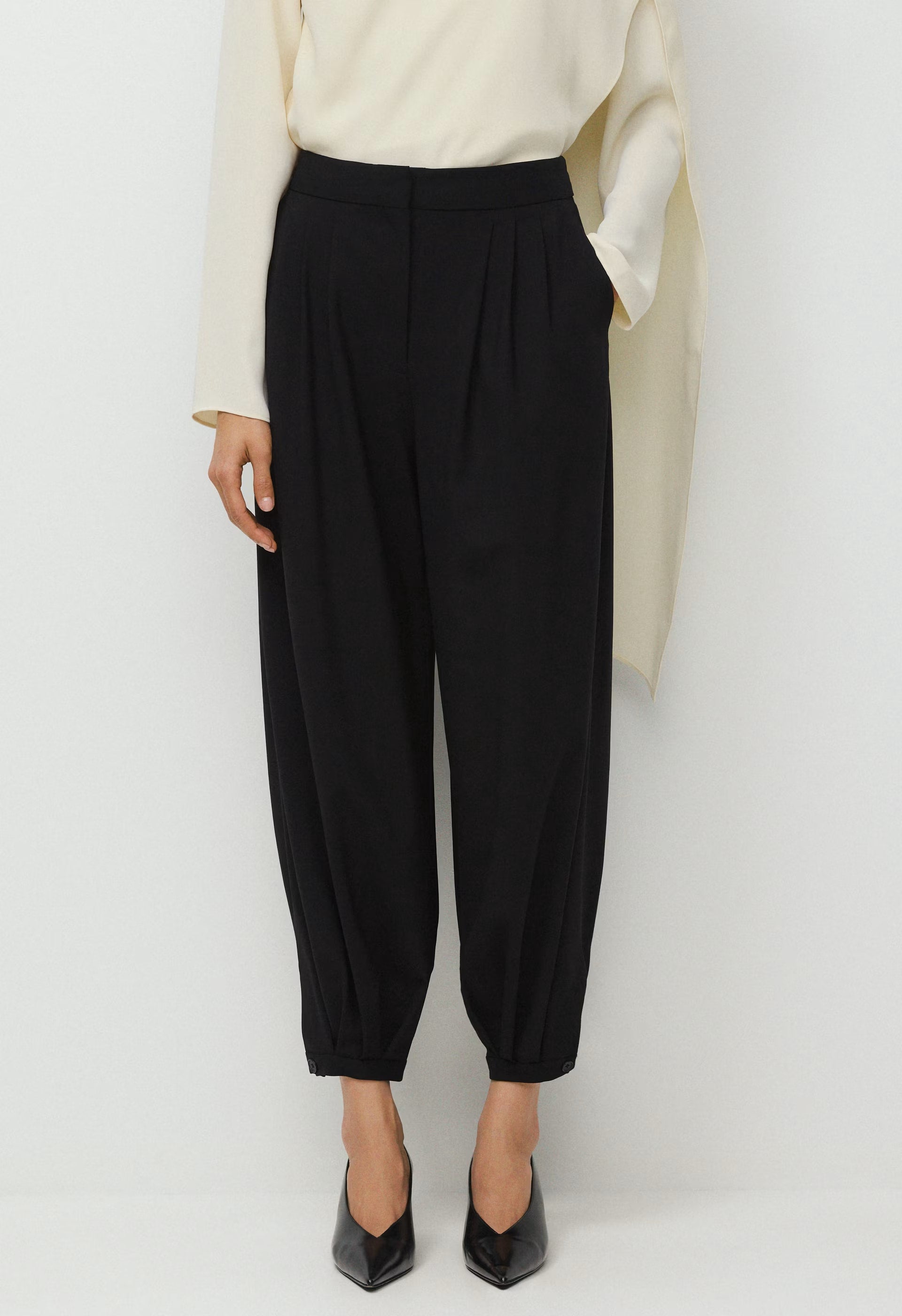Objective Wool Pant - BLACK