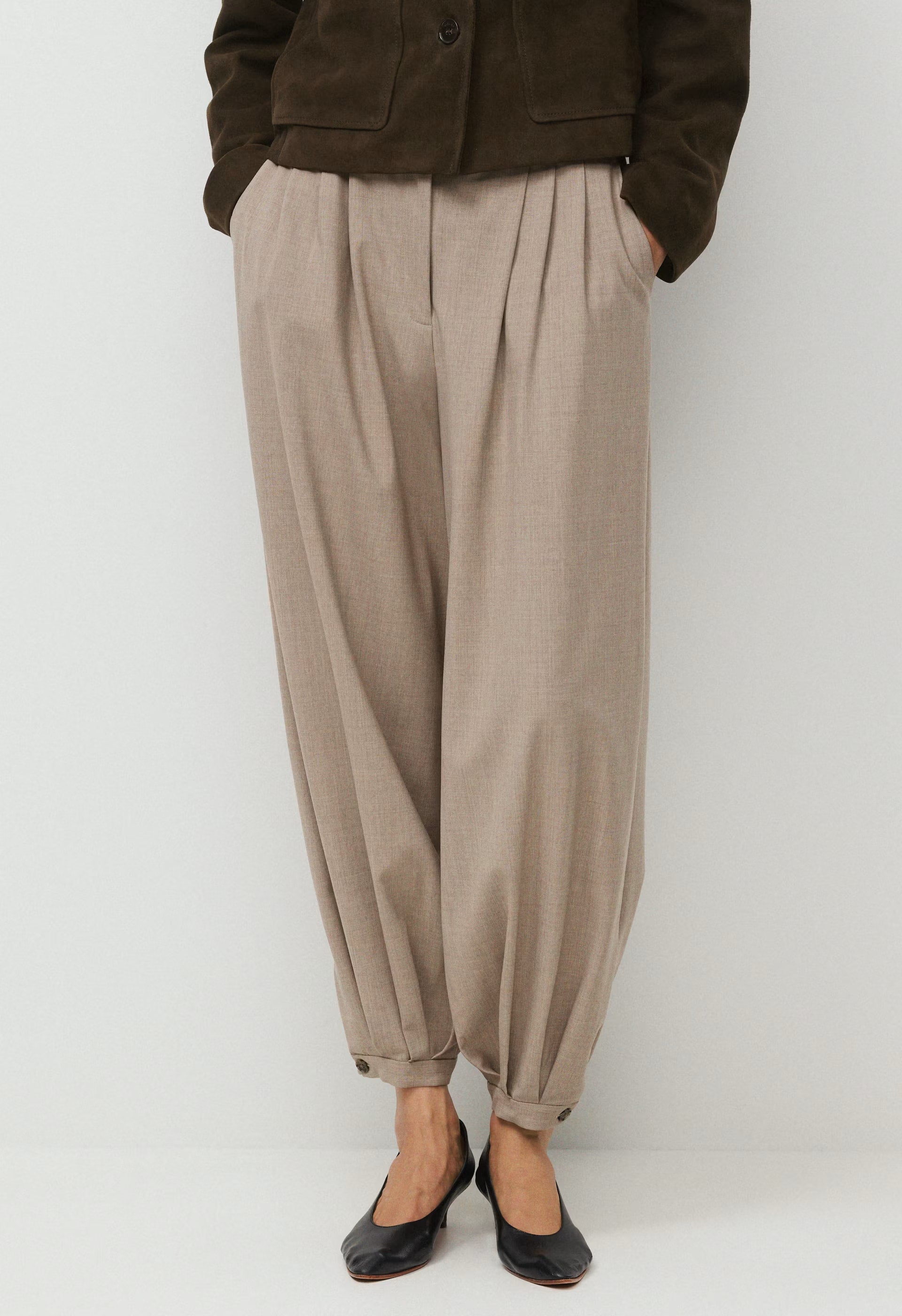 Objective Wool Pant - HEATHER NOMAD TAUPE