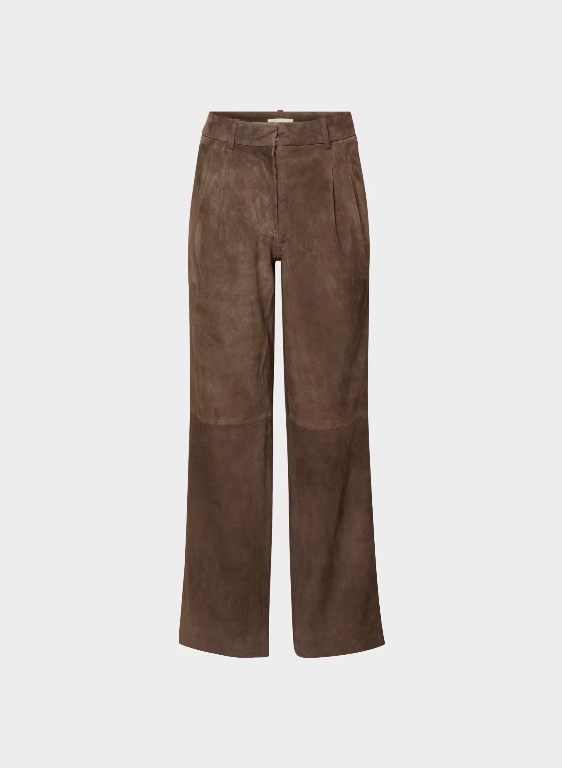 Vivian Pant - Suede - DARK CHOCOLATE
