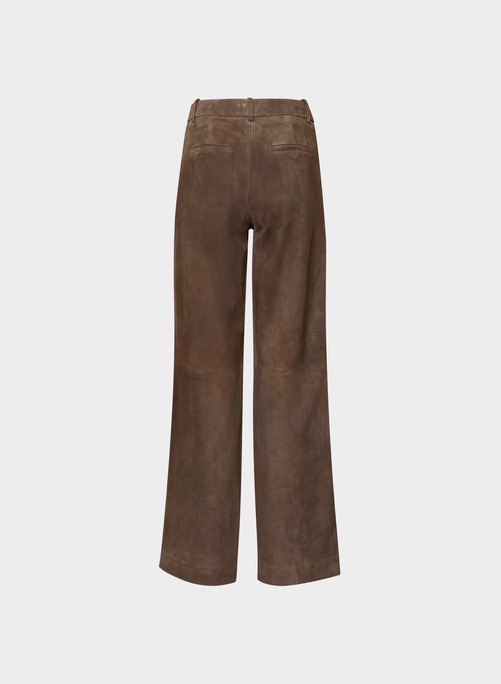 Vivian Pant - Suede - DARK CHOCOLATE