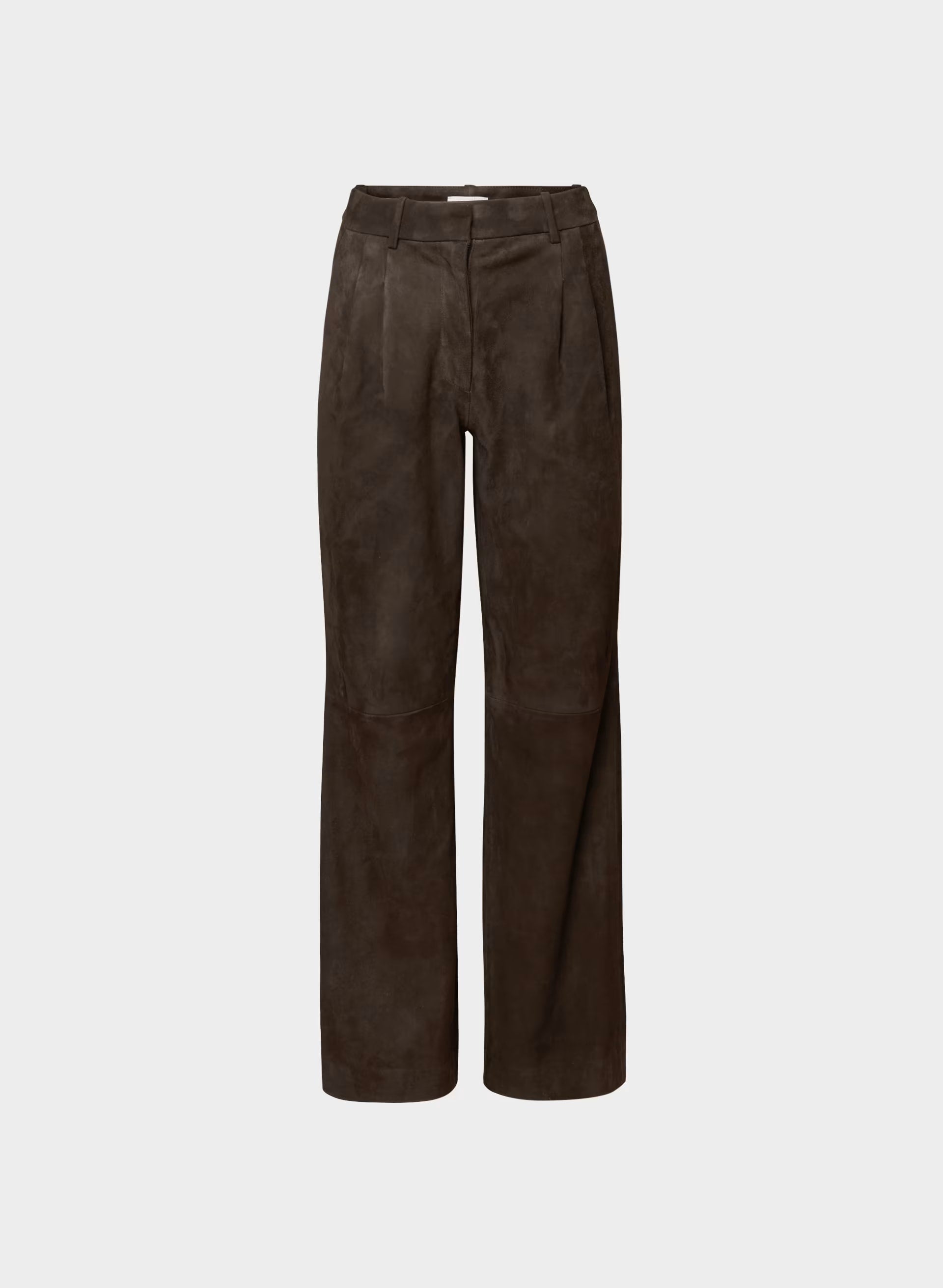 Vivian Pant - Suede - CACAO NIB BROWN
