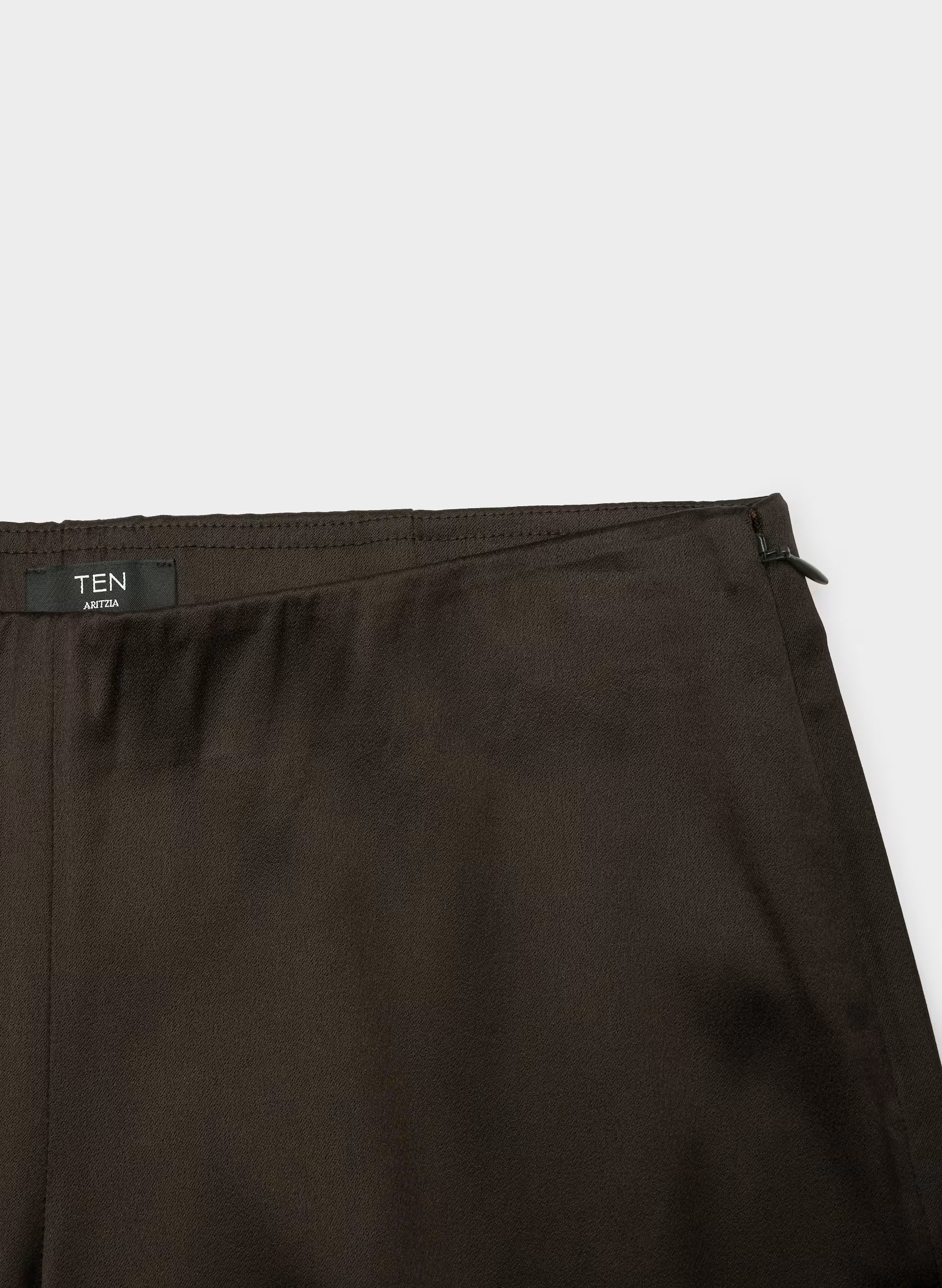 Applause Satin Pant - CACAO NIB BROWN