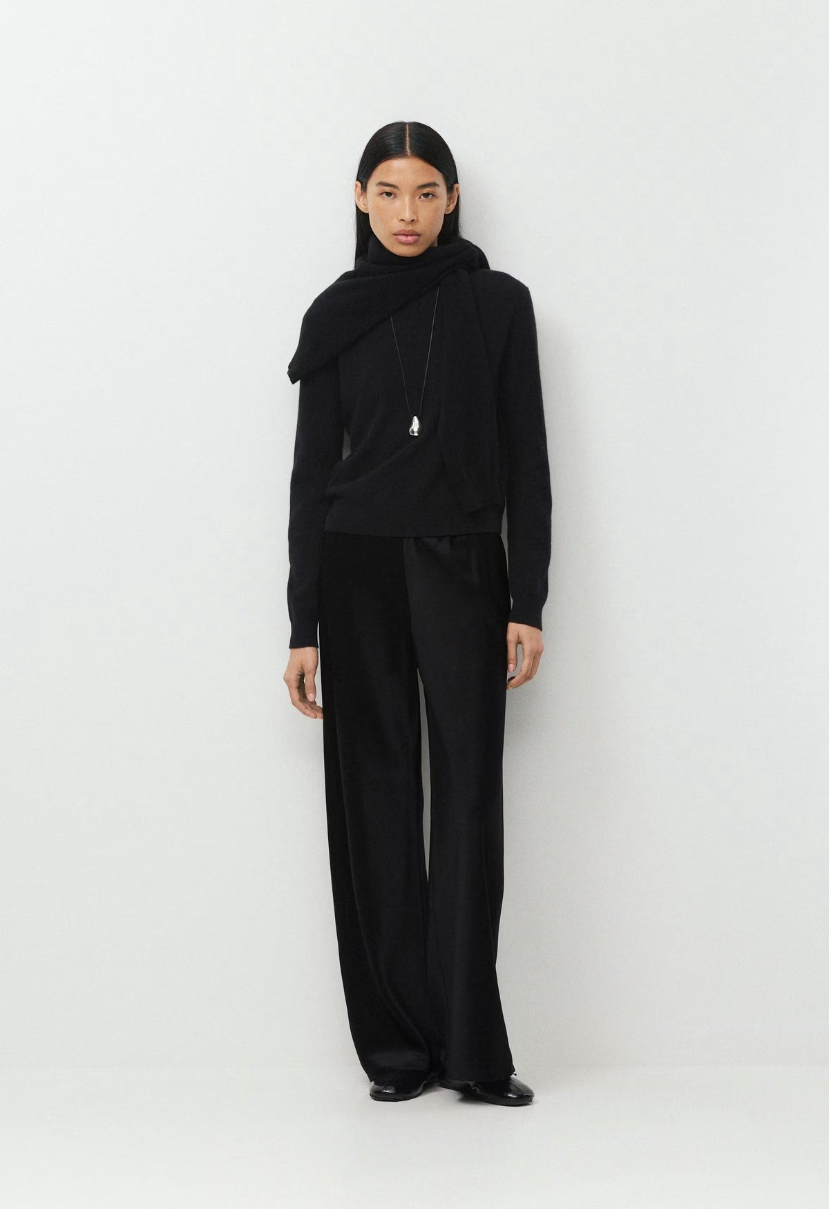Express Silk Pant - BLACK