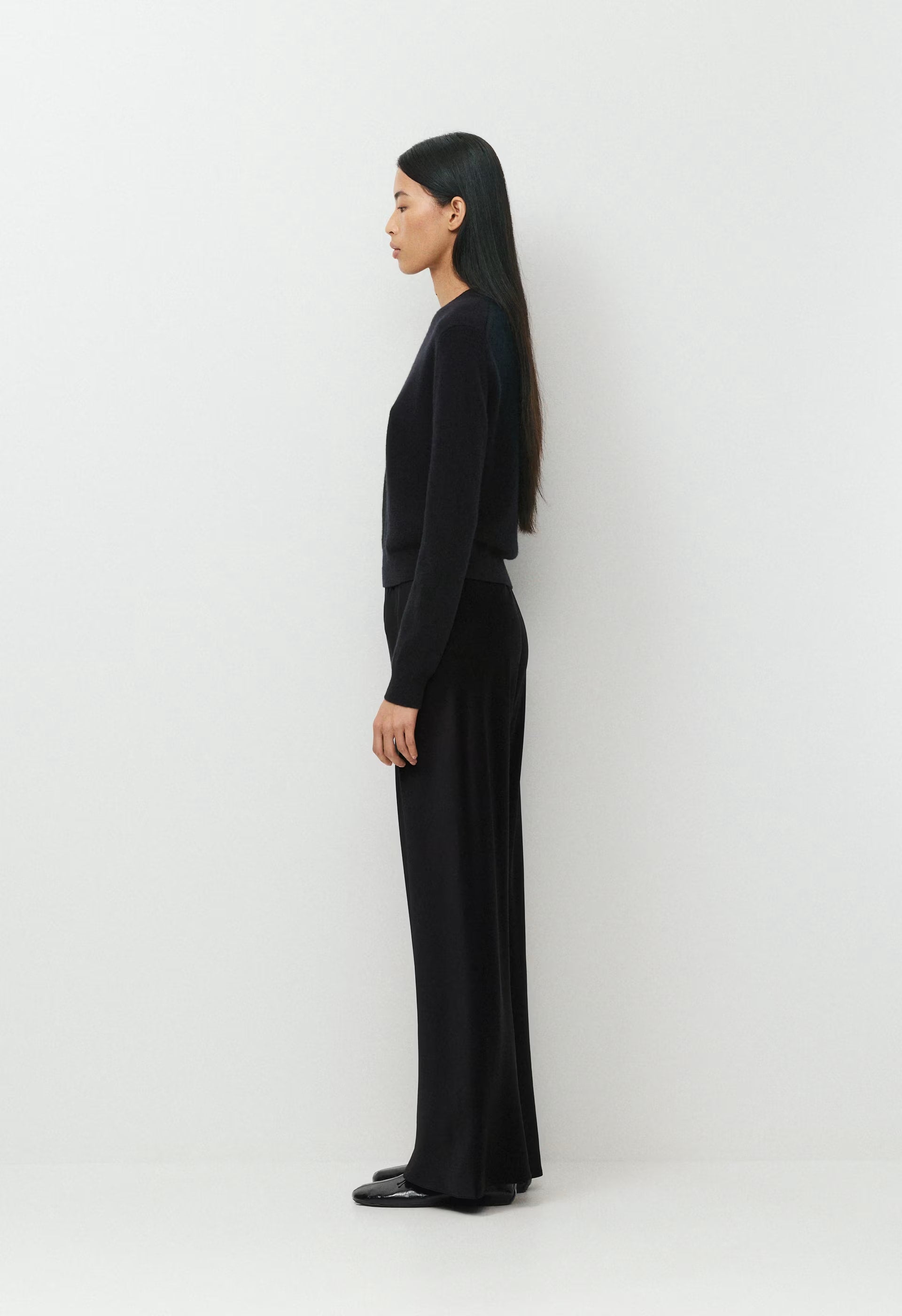 Express Silk Pant - BLACK