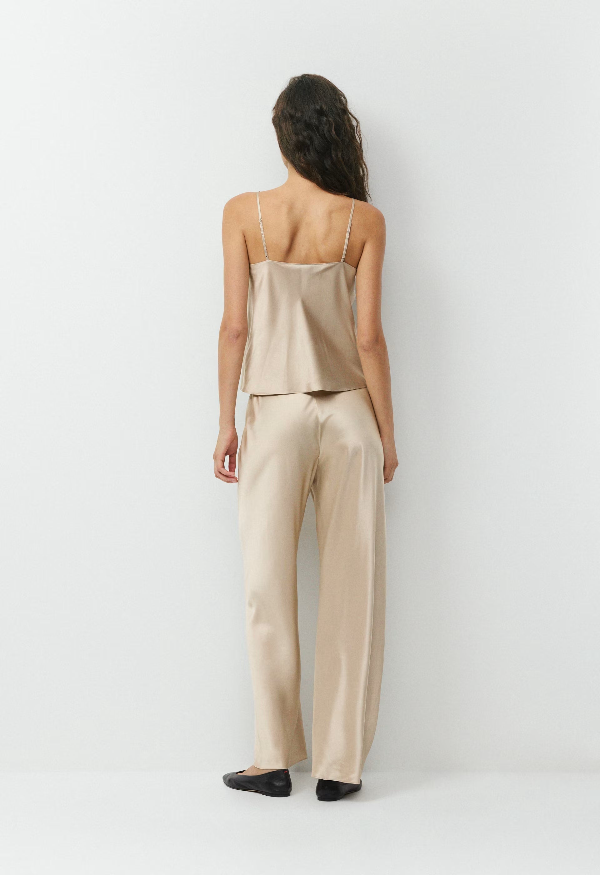 Express Silk Pant - MARCONA BEIGE