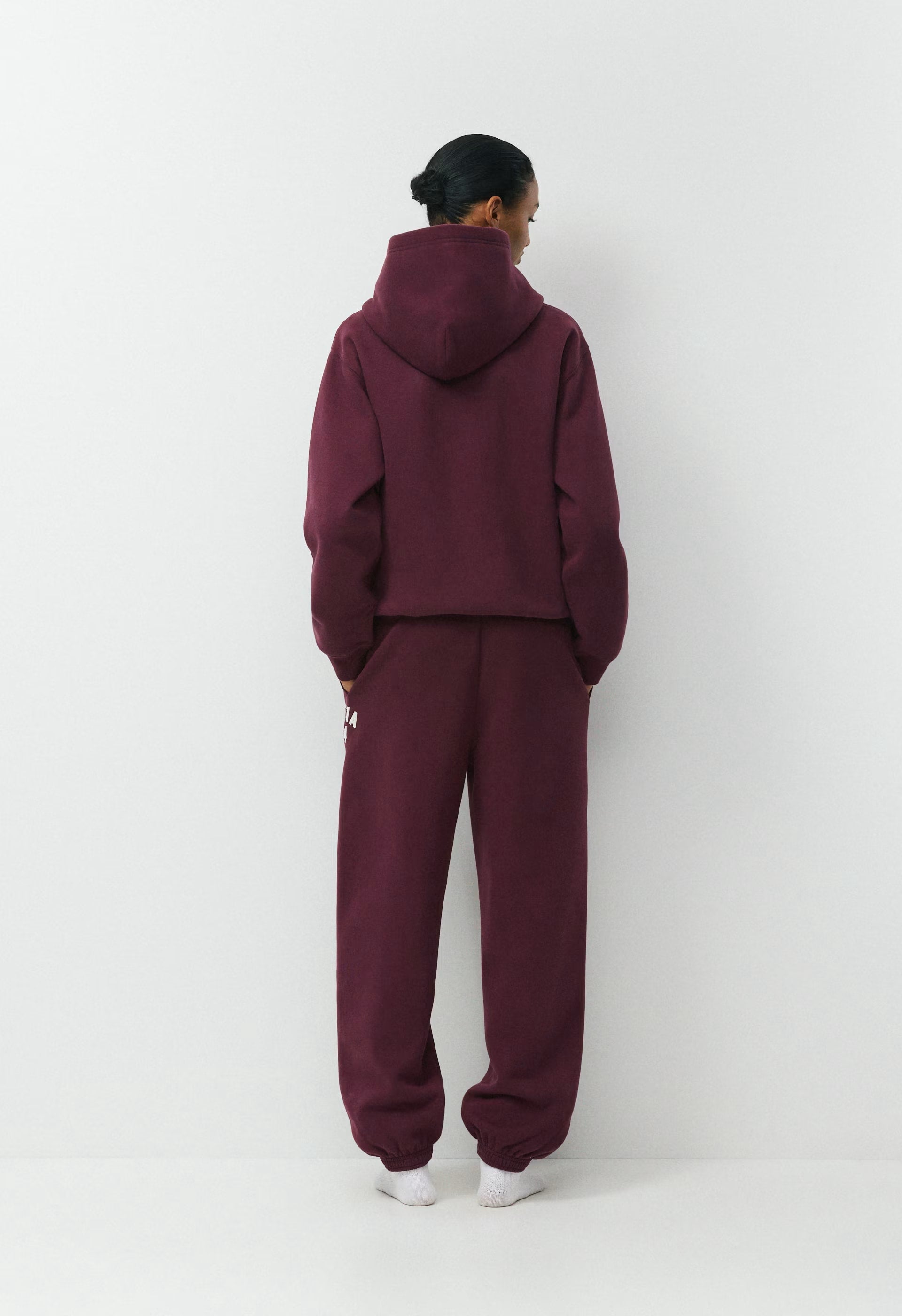 Cozy Sweatfleece Mega Jogger - GALA PLUM/ LT BIRCH