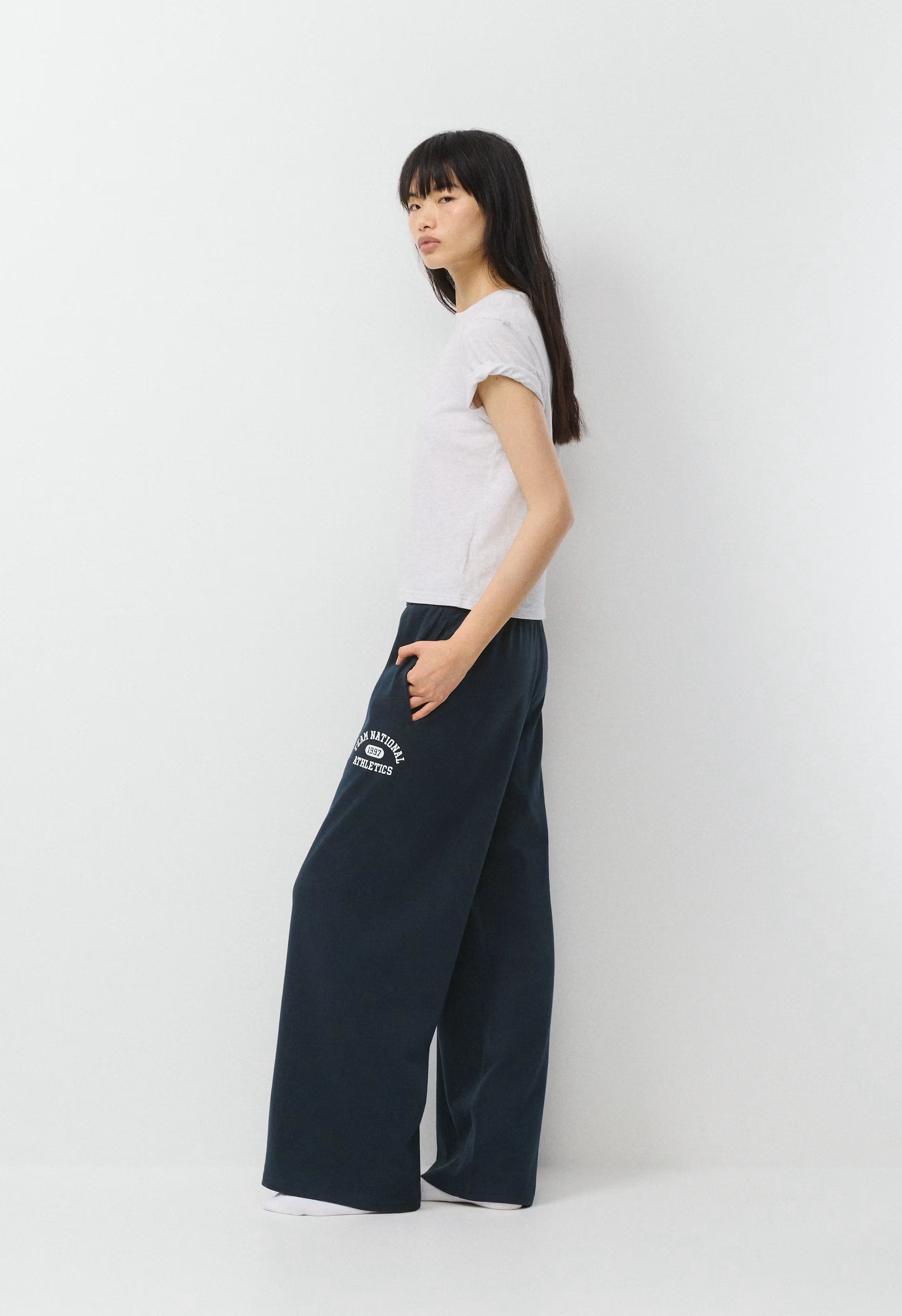 Mighty Cotton™ County Pant - HEATHER CHROME/AD NAVY