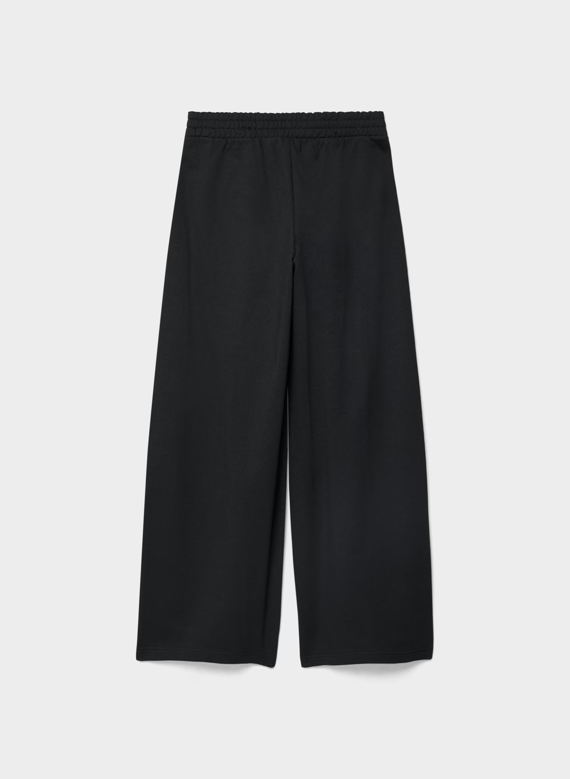 Terry Sweatfleece Mega Pleated Sweatpant - BLACK