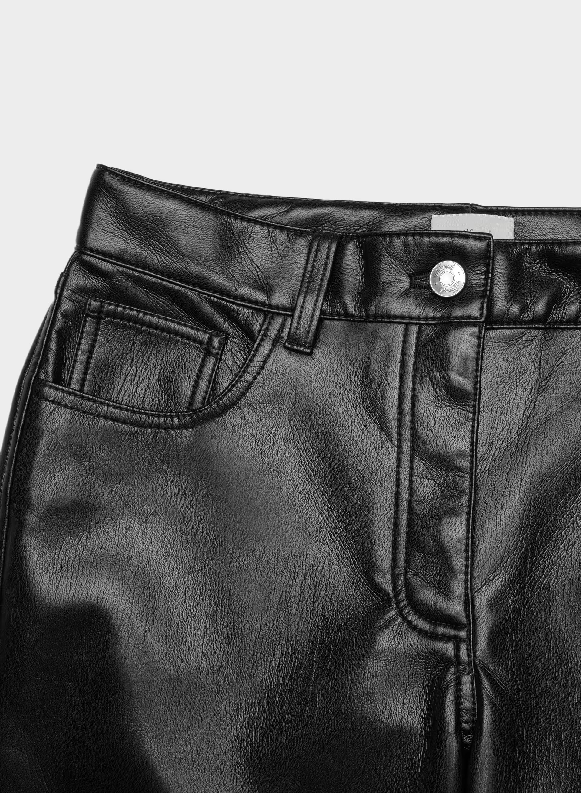 Axis Pant - UnReal Leather - BLACK