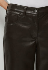 Axis Pant - UnReal Leather - RICH MOCHA BROWN
