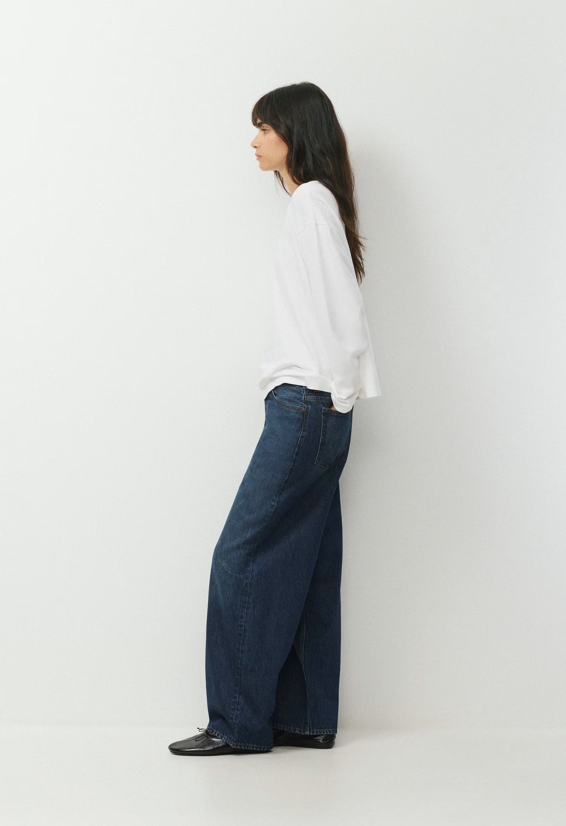 Denim Forum 003 Relaxed Lo-Rise Baggy Jean - BE ABOUT DARK BLEU